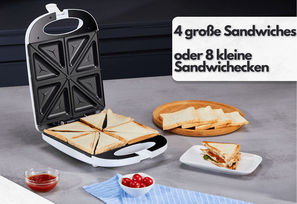 Steinborg SB-2100 Sandwich Maker 4 Slice