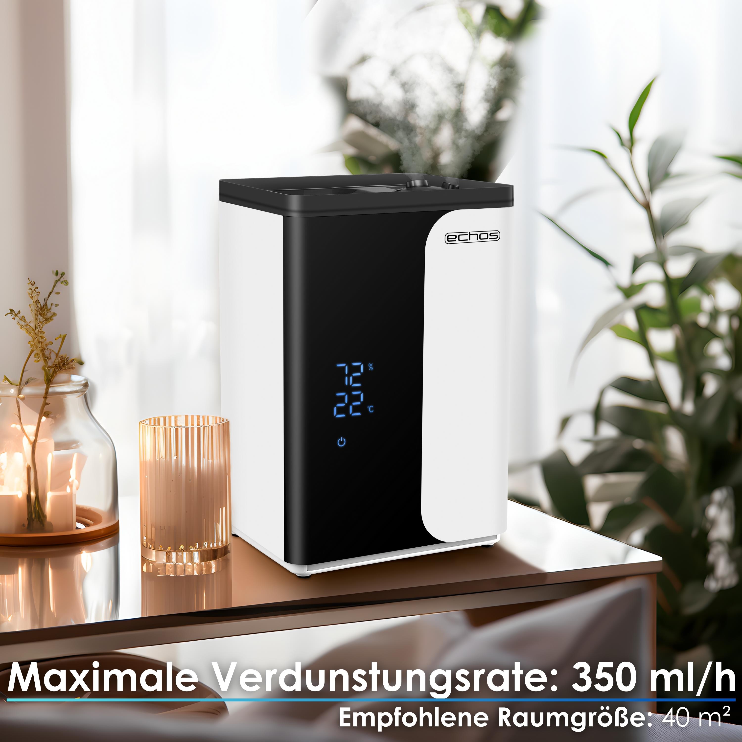 Echos Ultraschall Luftbefeuchter 5 Liter WIFI Smart Life App