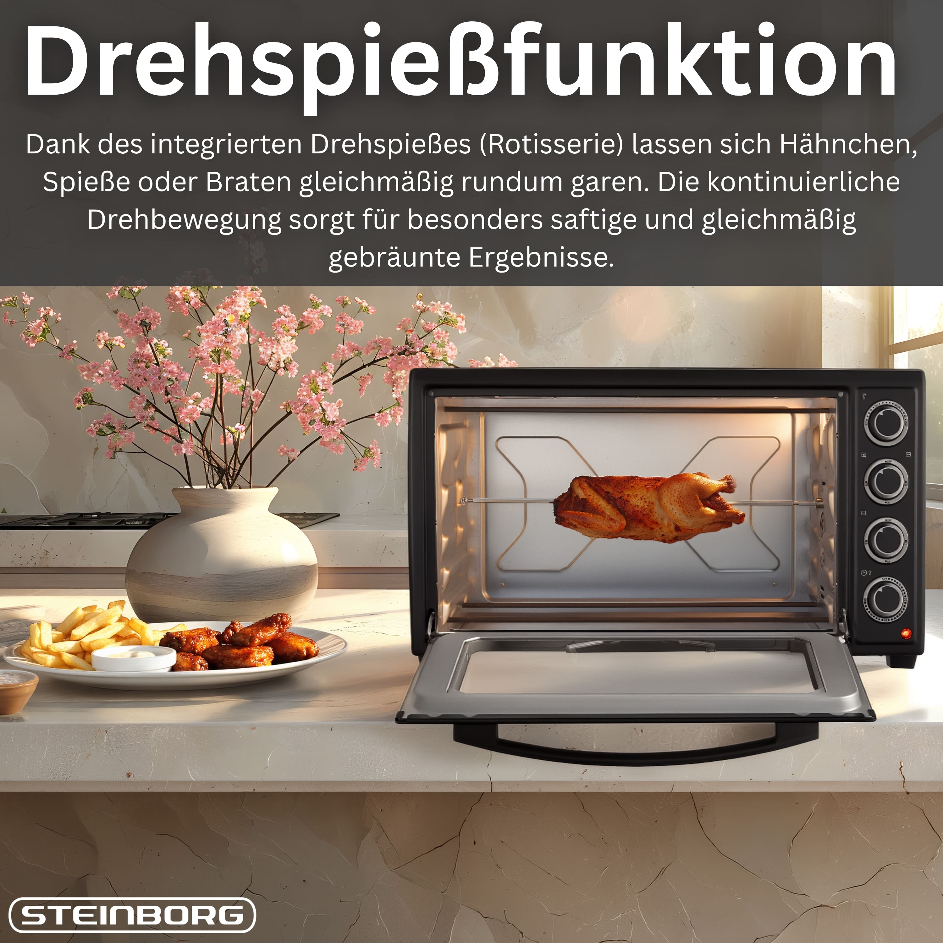 Steinborg SB-3019 Backofen 60L