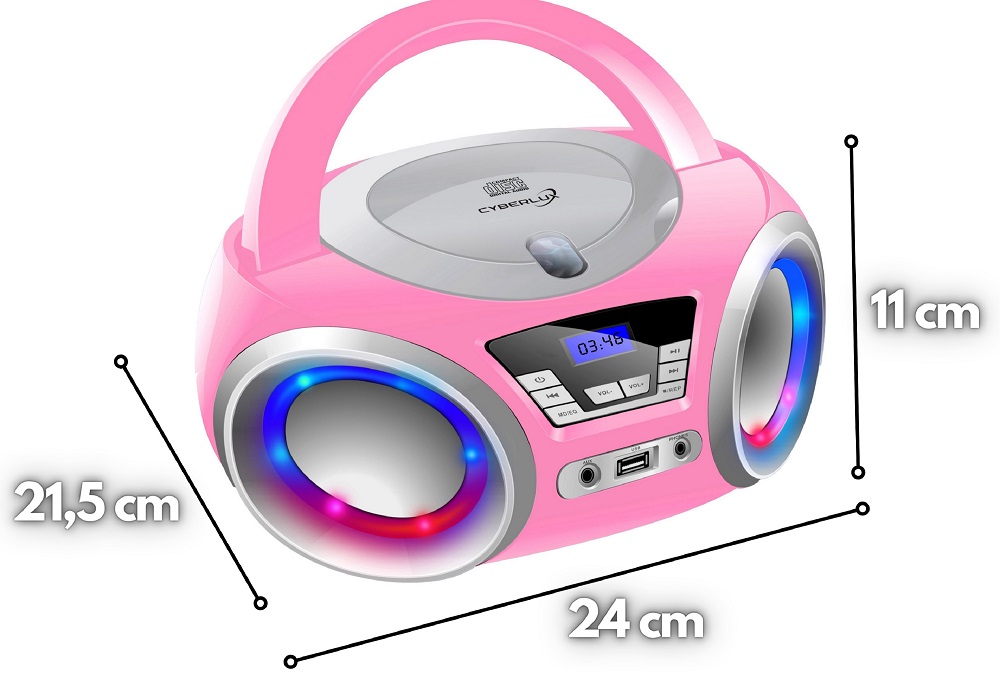 Cyberlux CL-910 CD Player Pink