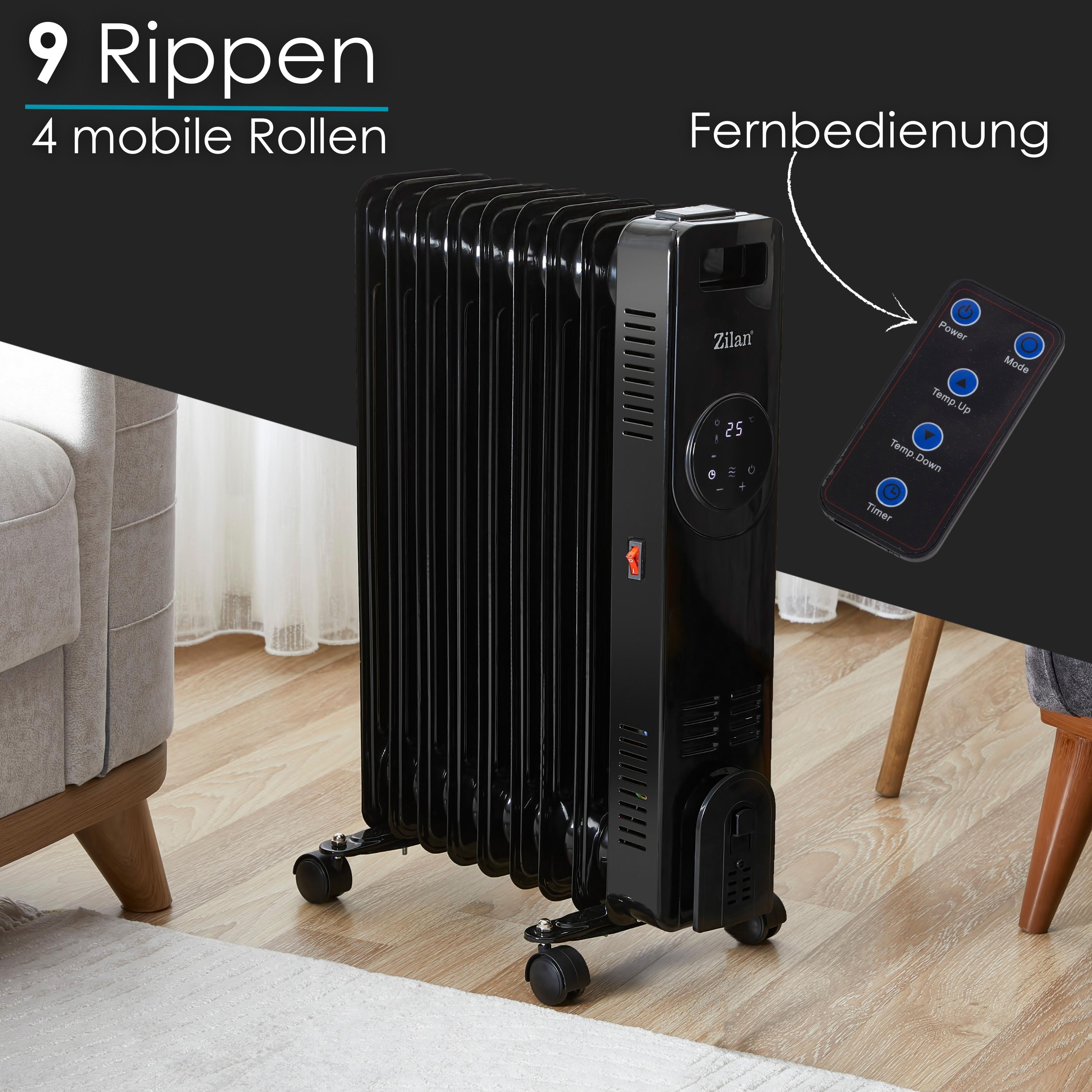 Öl Radiator 9 Rippen Elektrischer Heizkörper Heizstrahler