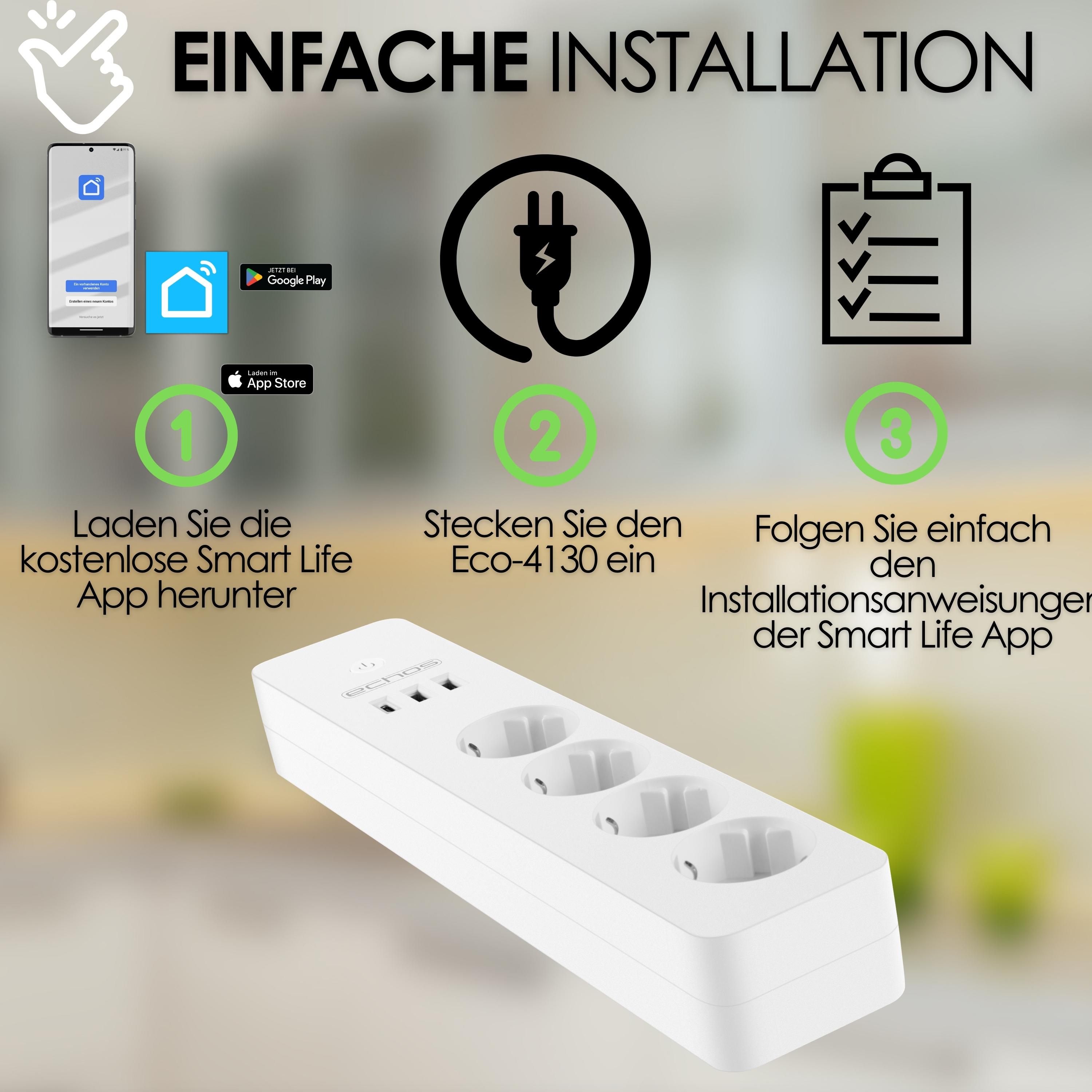 Echos Eco-4130 Steckdosenleiste