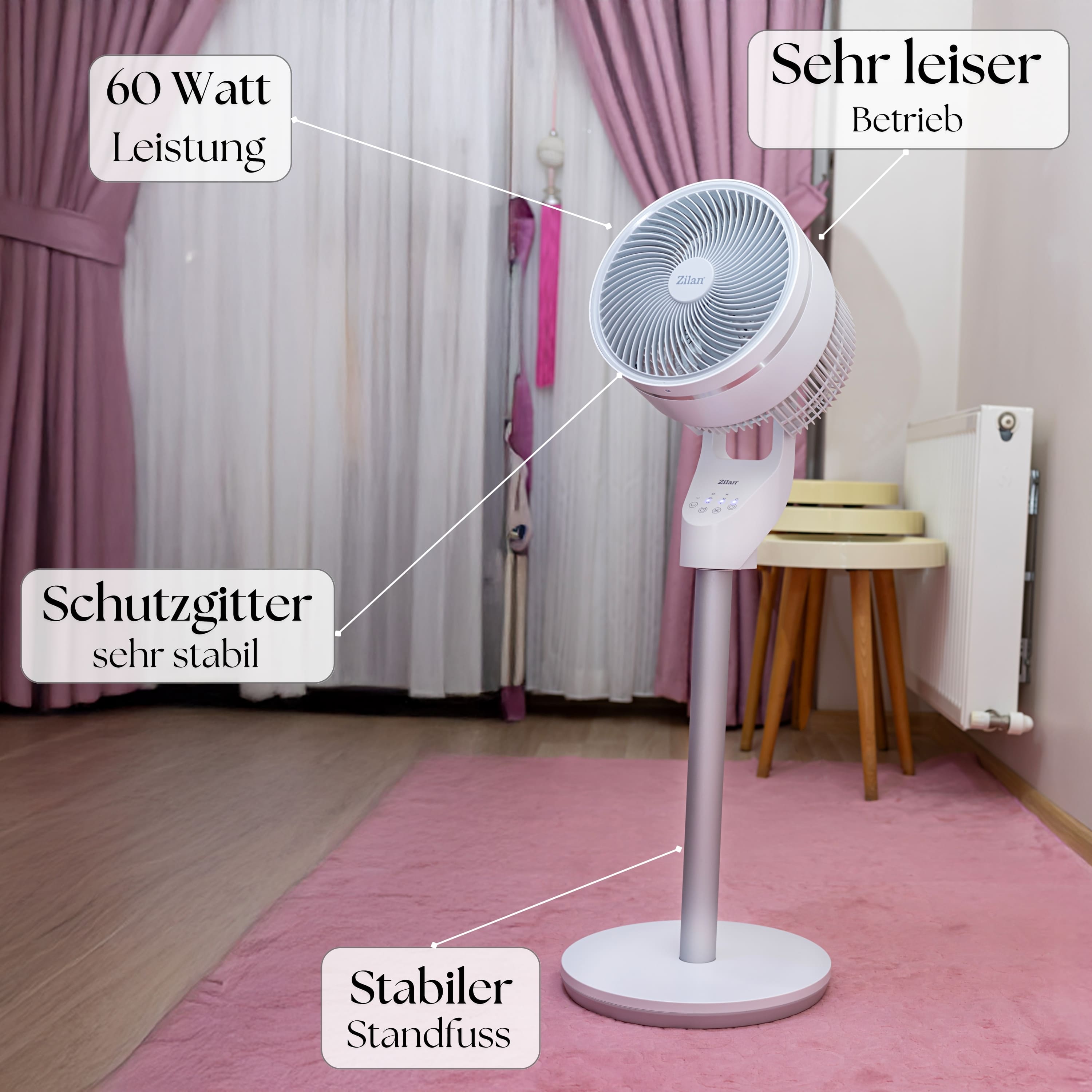 Zilan ZLN-1016 Standventilator