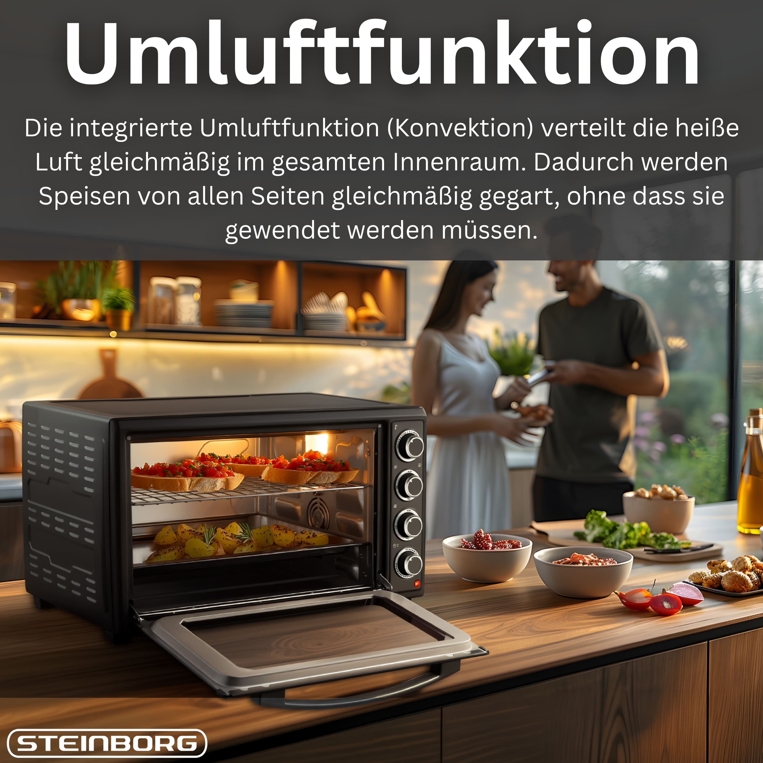 Steinborg SB-3019 Backofen 60L