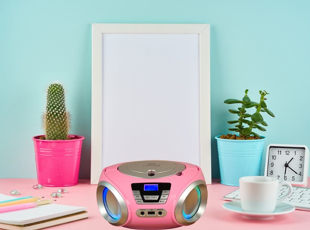 Cyberlux CL-910 CD Player Pink