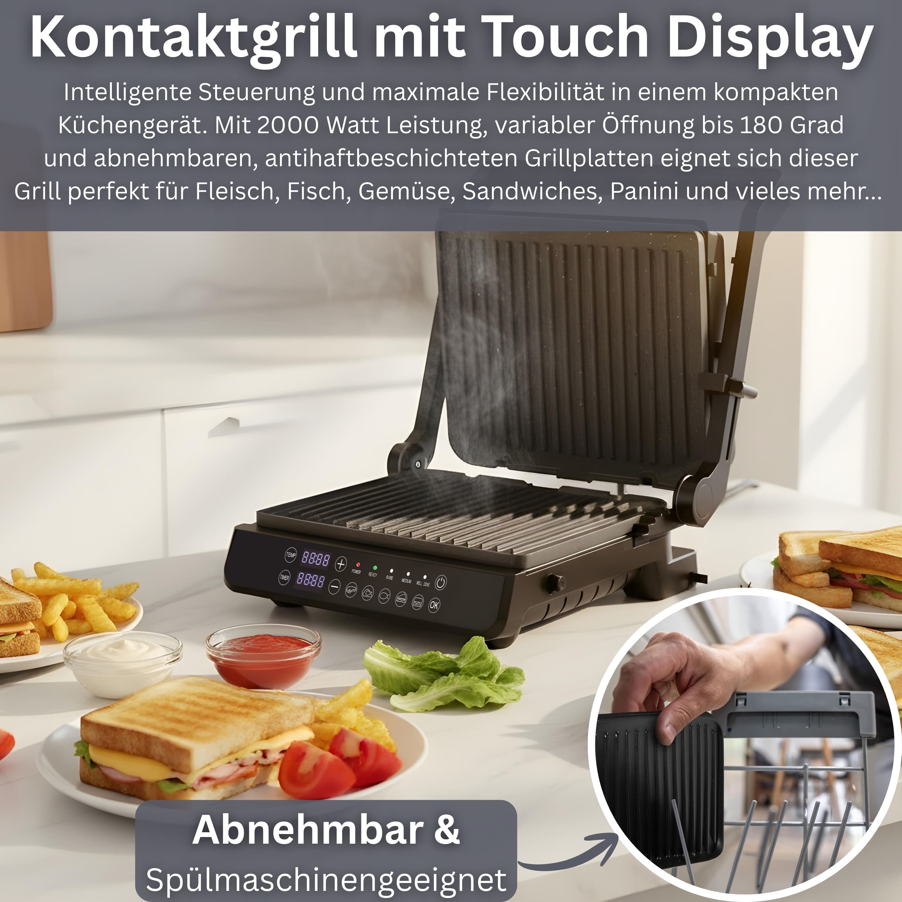 Zilan ZLN-3942 Kontaktgrill