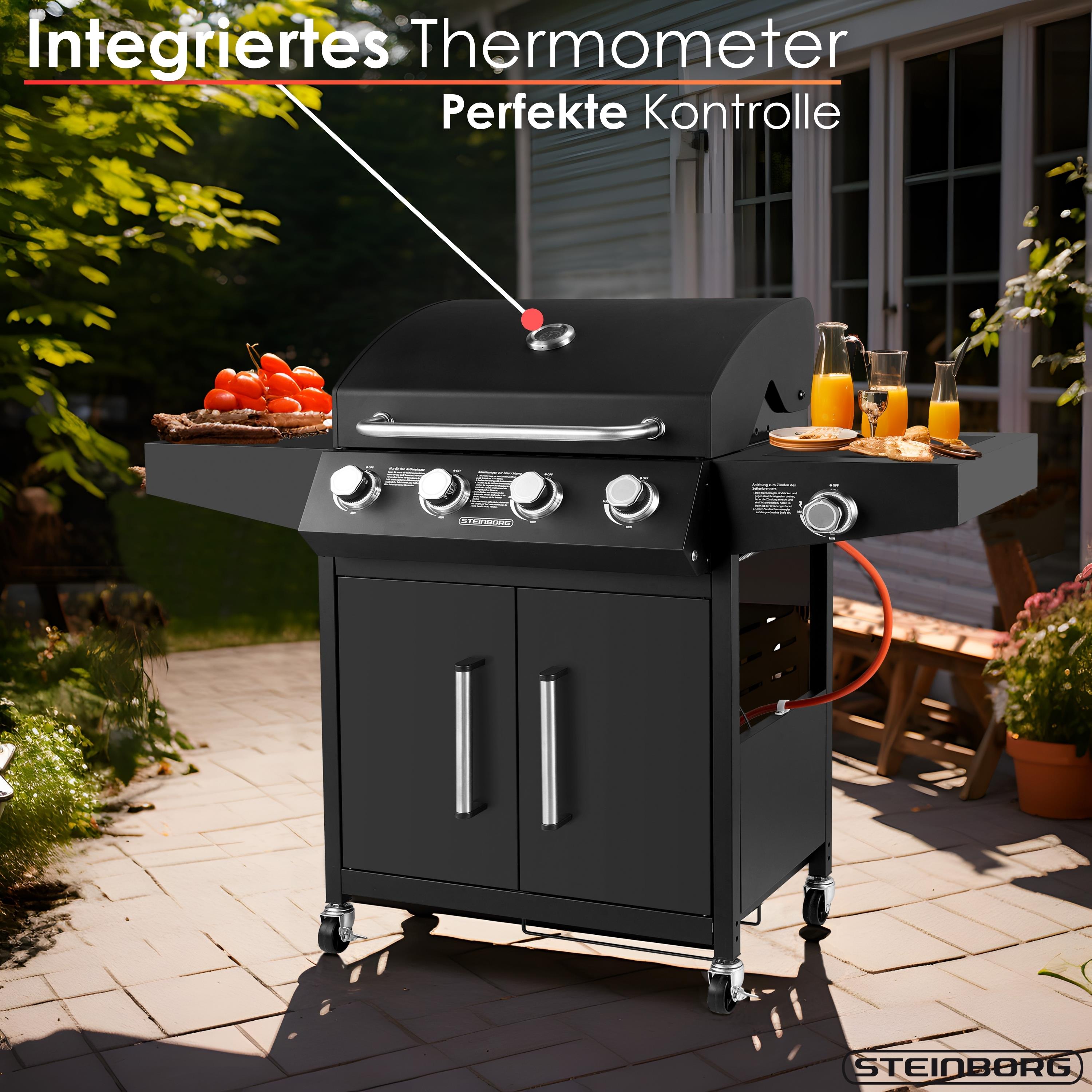 Steinborg SB-8180 Gasgrill 4 Brenner