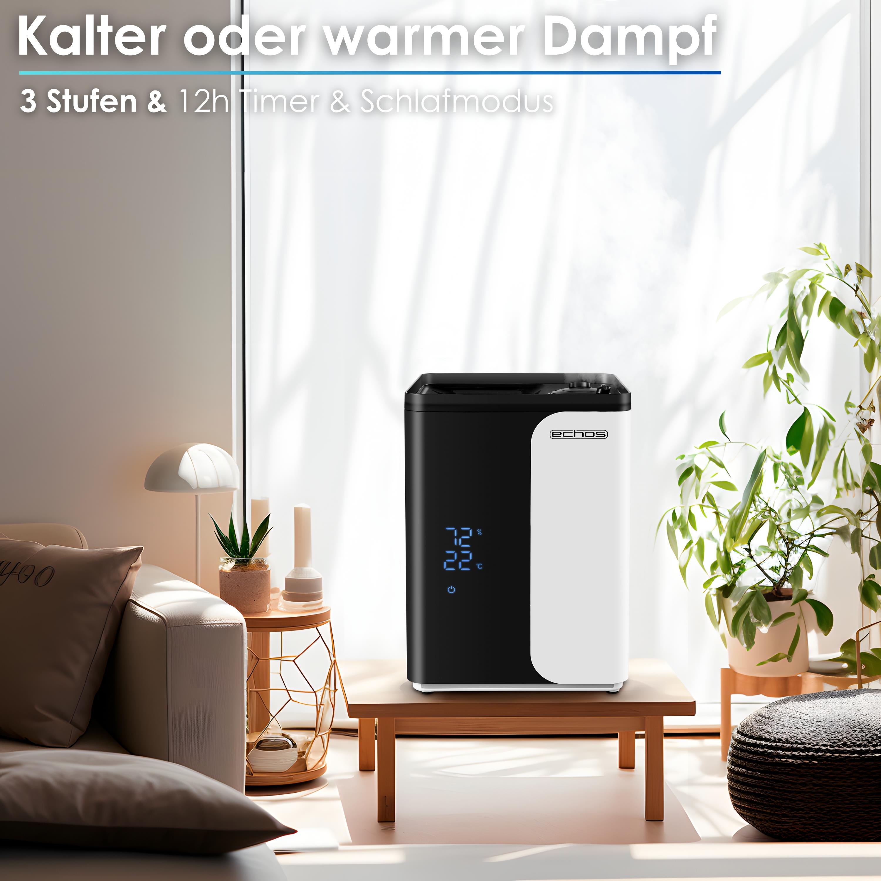 Echos Ultraschall Luftbefeuchter 5 Liter WIFI Smart Life App