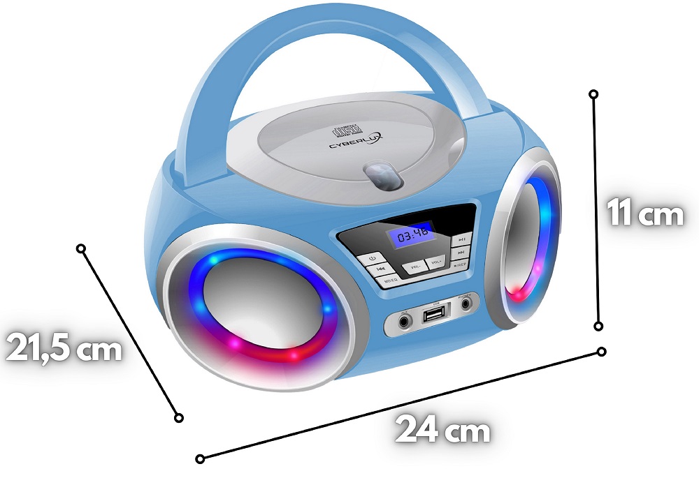 Cyberlux CL-900 CD-Player Blau