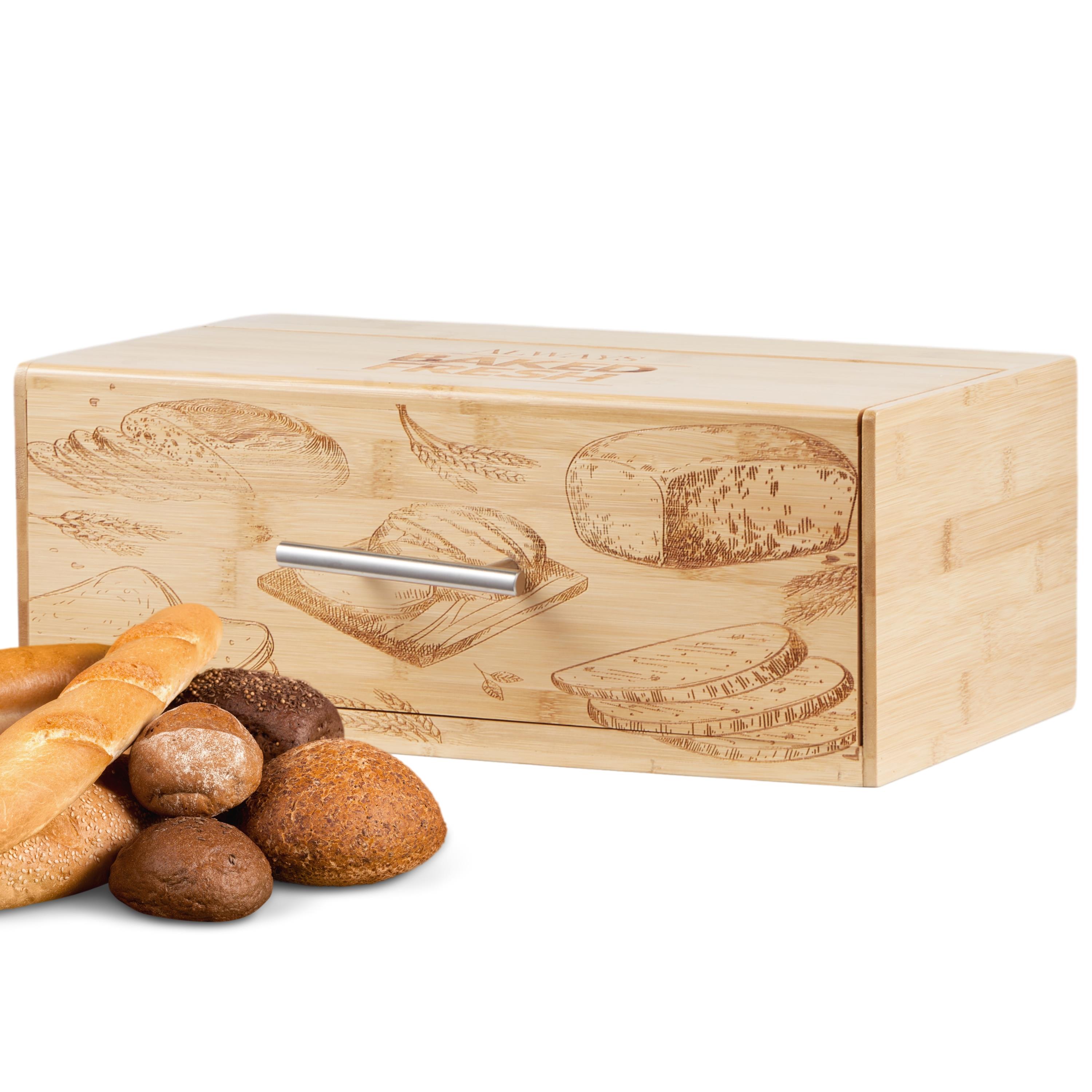 Ecosa Brotbox aus nachhaltigem Bambus Brotkasten
