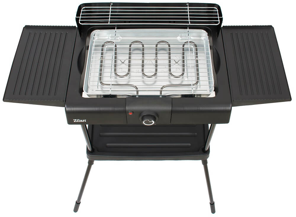 Zilan 2in1 Standgrill | Elektrogrill | Tischgrill | Partygrill | 2400 Watt