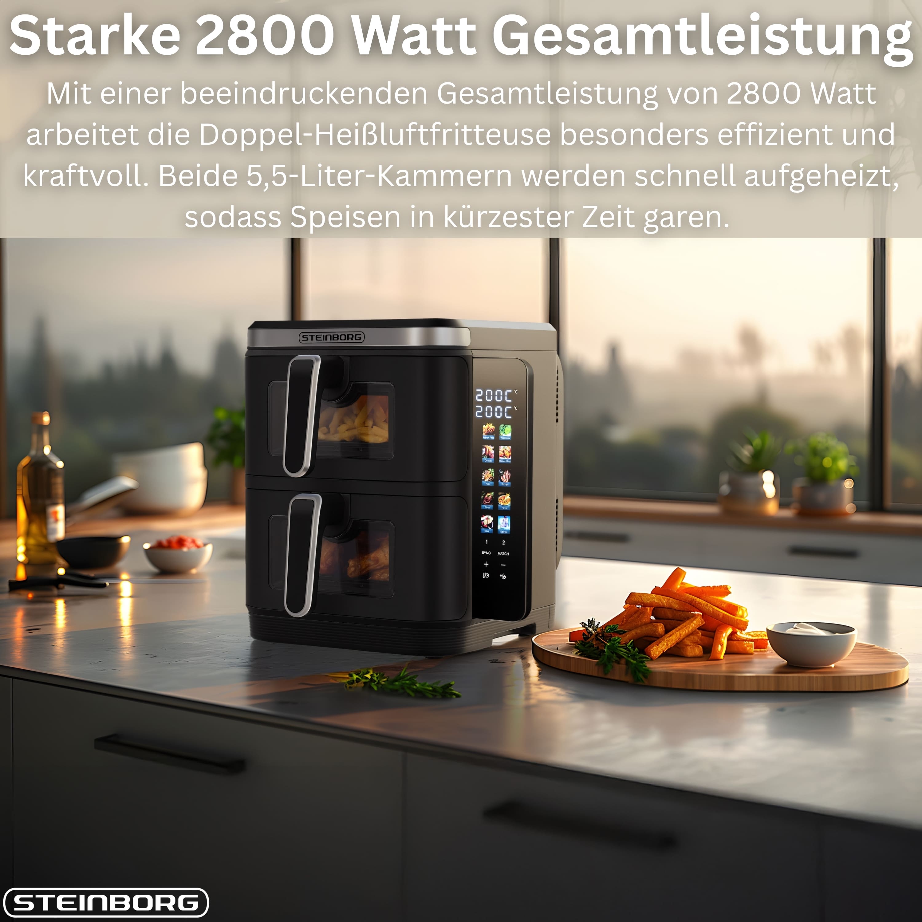 Steinborg SB-3162 Heißluftfritteuse