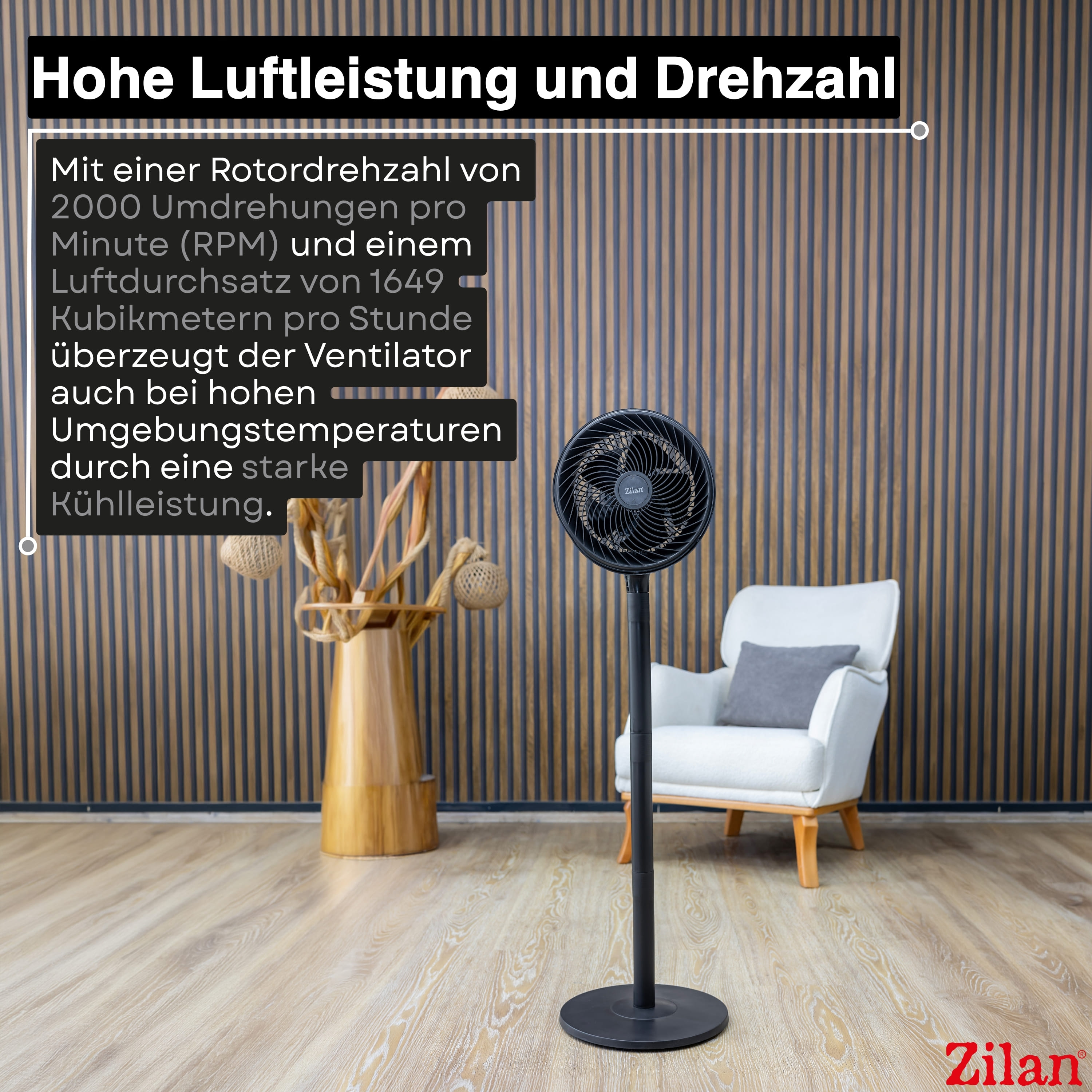 Zilan ZLN-2556 Standventilator