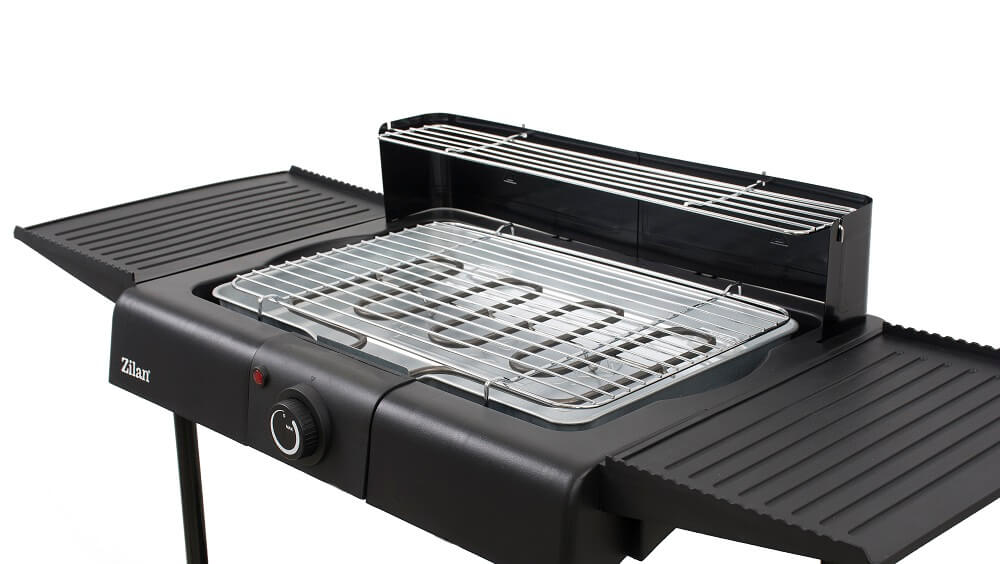 Zilan 2in1 Standgrill | Elektrogrill | Tischgrill | Partygrill | 2400 Watt