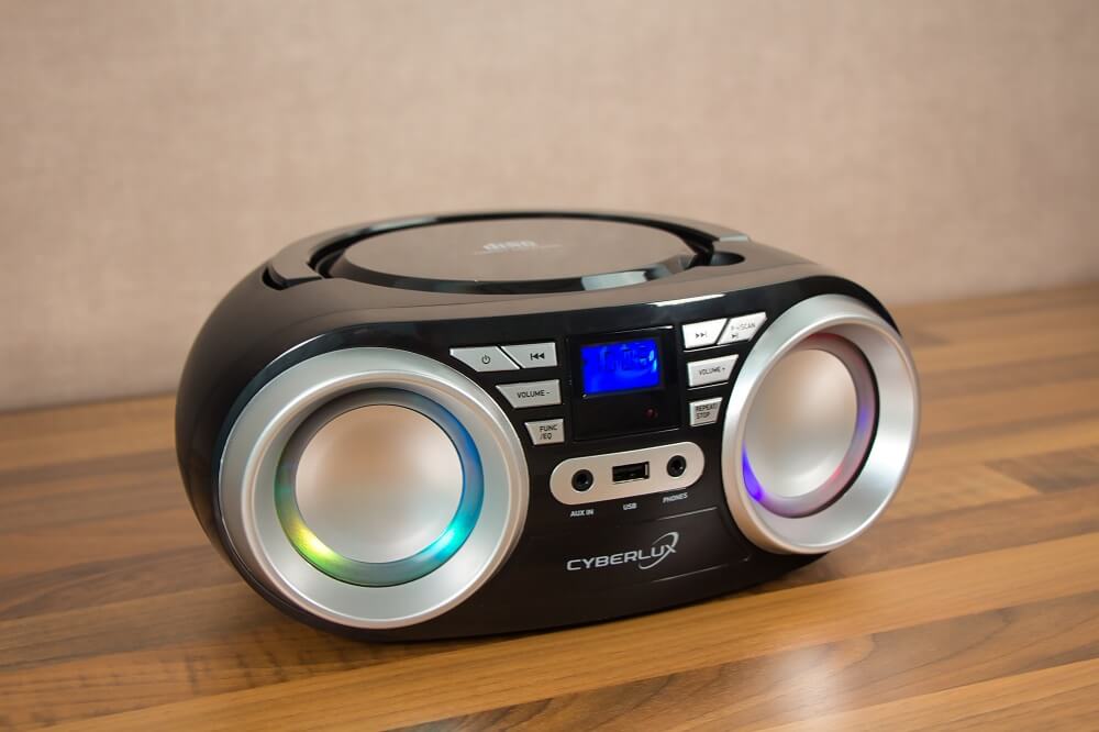 Cyberlux CL-800 CD-Player Schwarz/Silber