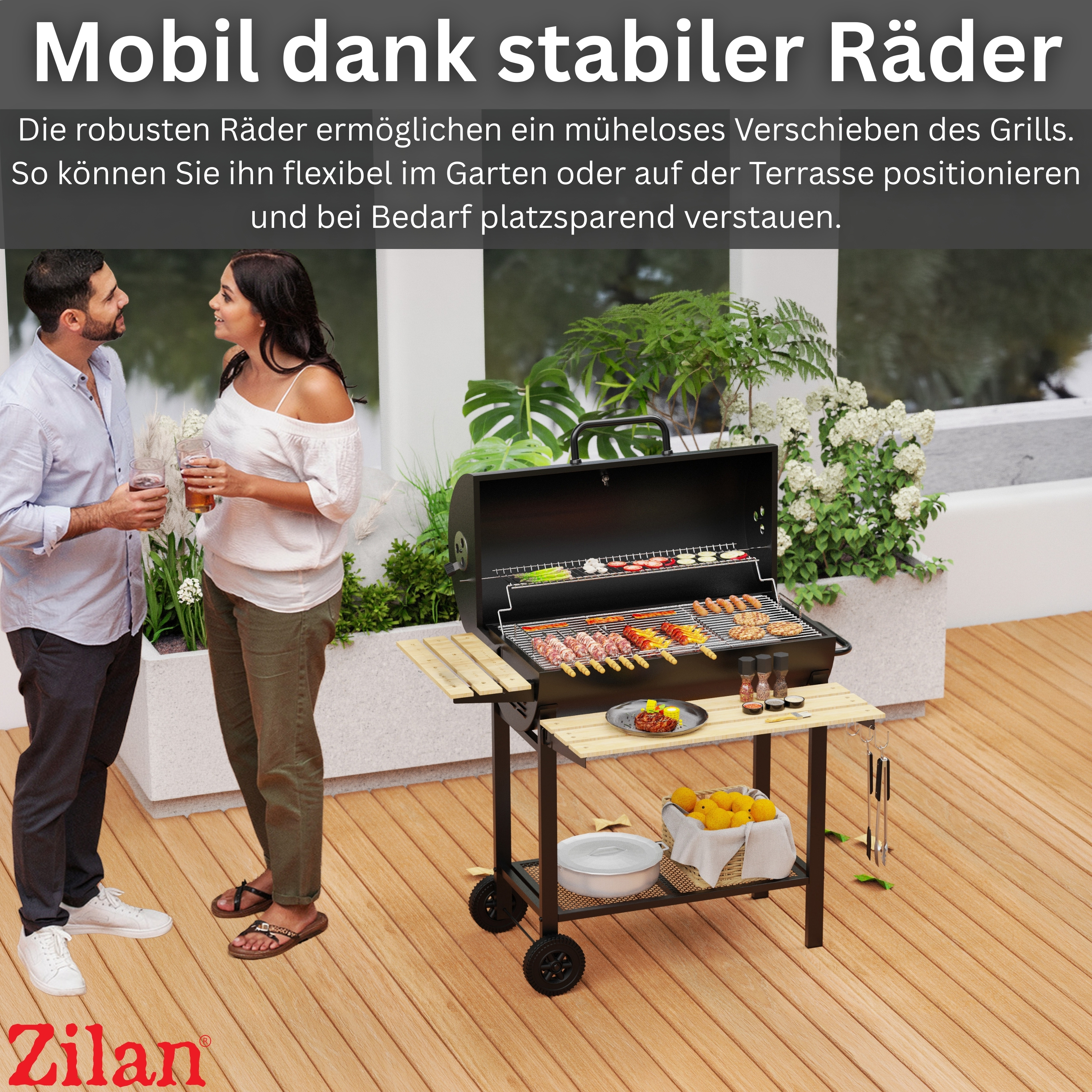 Zilan ZLN-3594 Holzkohlegrill