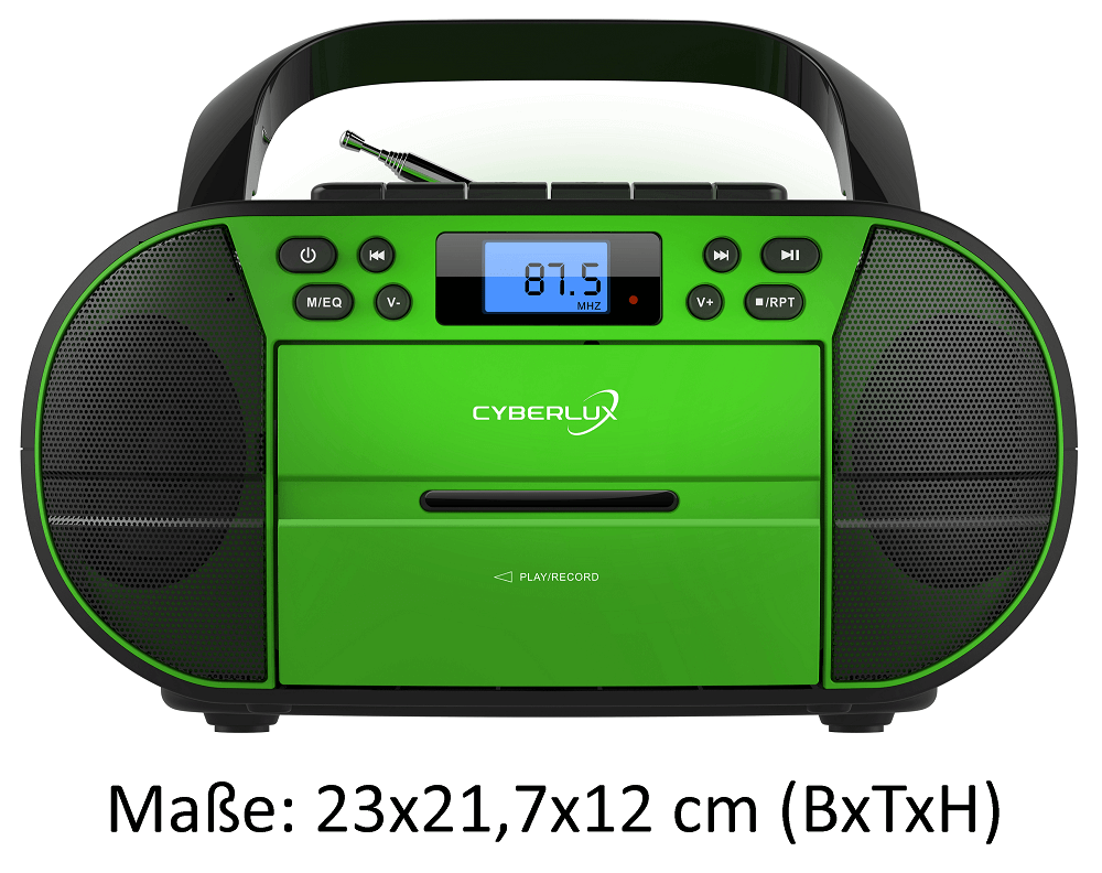 Cyberlux CL-1010 CD-Player Grün