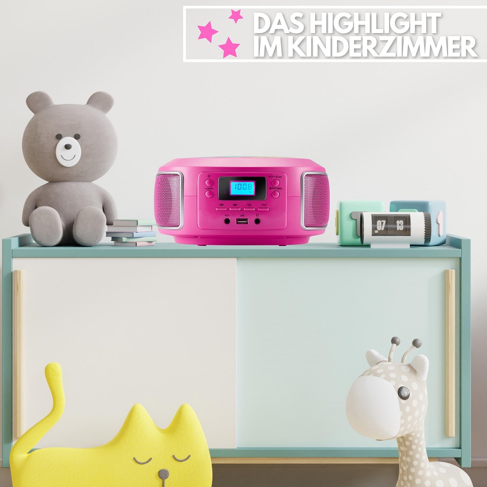 Cyberlux CL-960 CD-Player Pink Cyberlux CL-960 CD-Player Pink