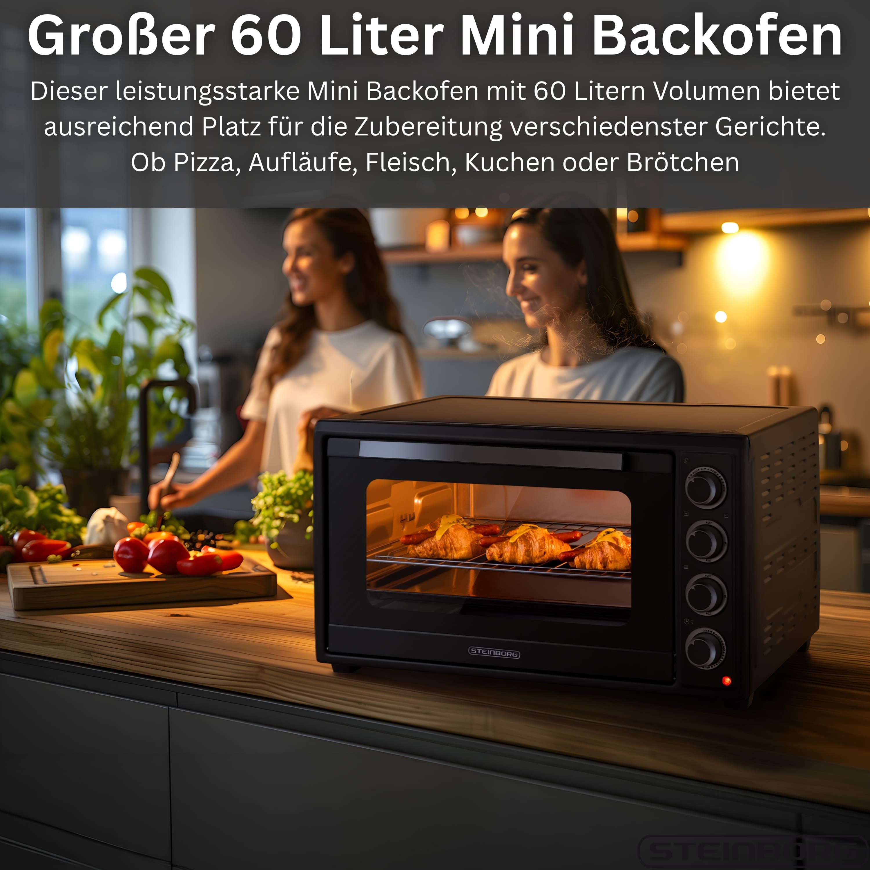 Steinborg SB-3019 Backofen 60L