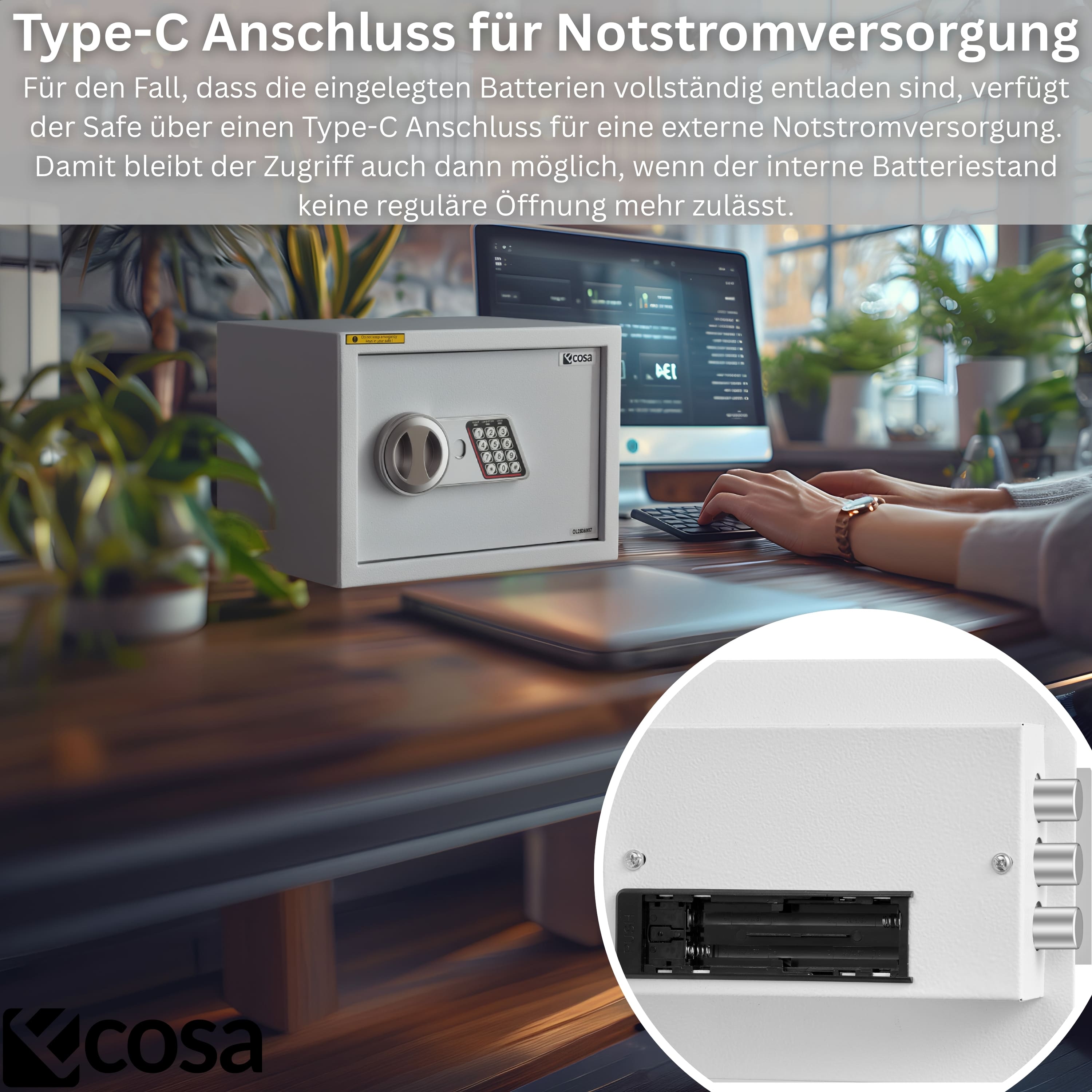 Ecosa EO-5061 Elektronikschloss