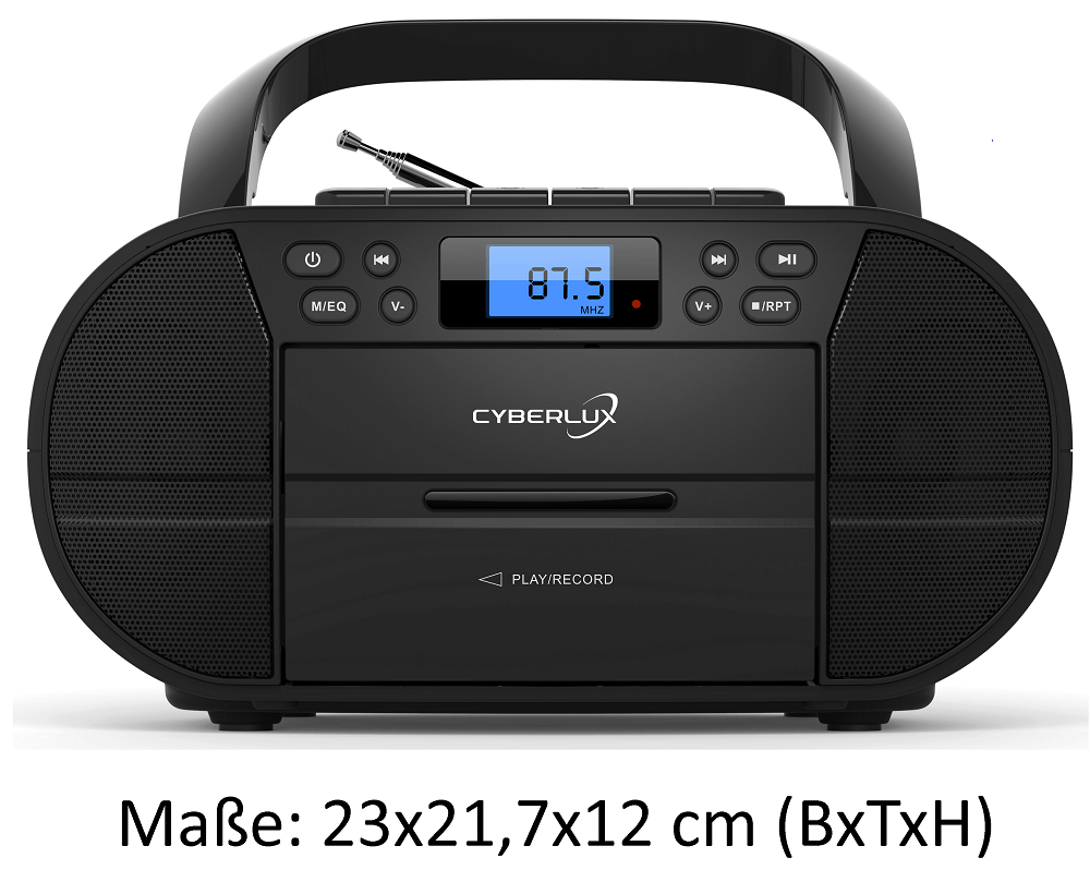 Cyberlux CL-1000 CD-Player Schwarz