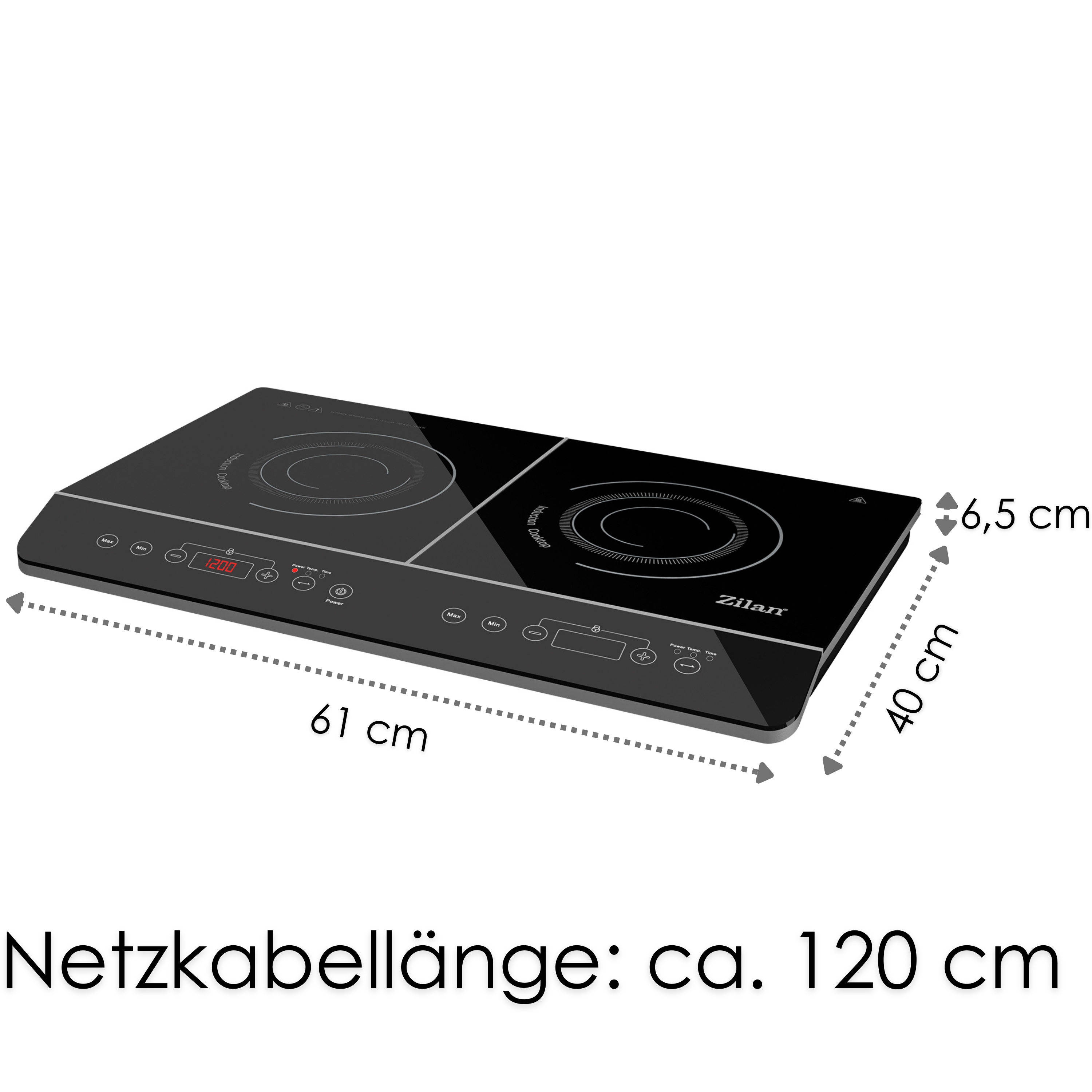 Zilan ZLN-8088 Doppel Induktionskochplatte