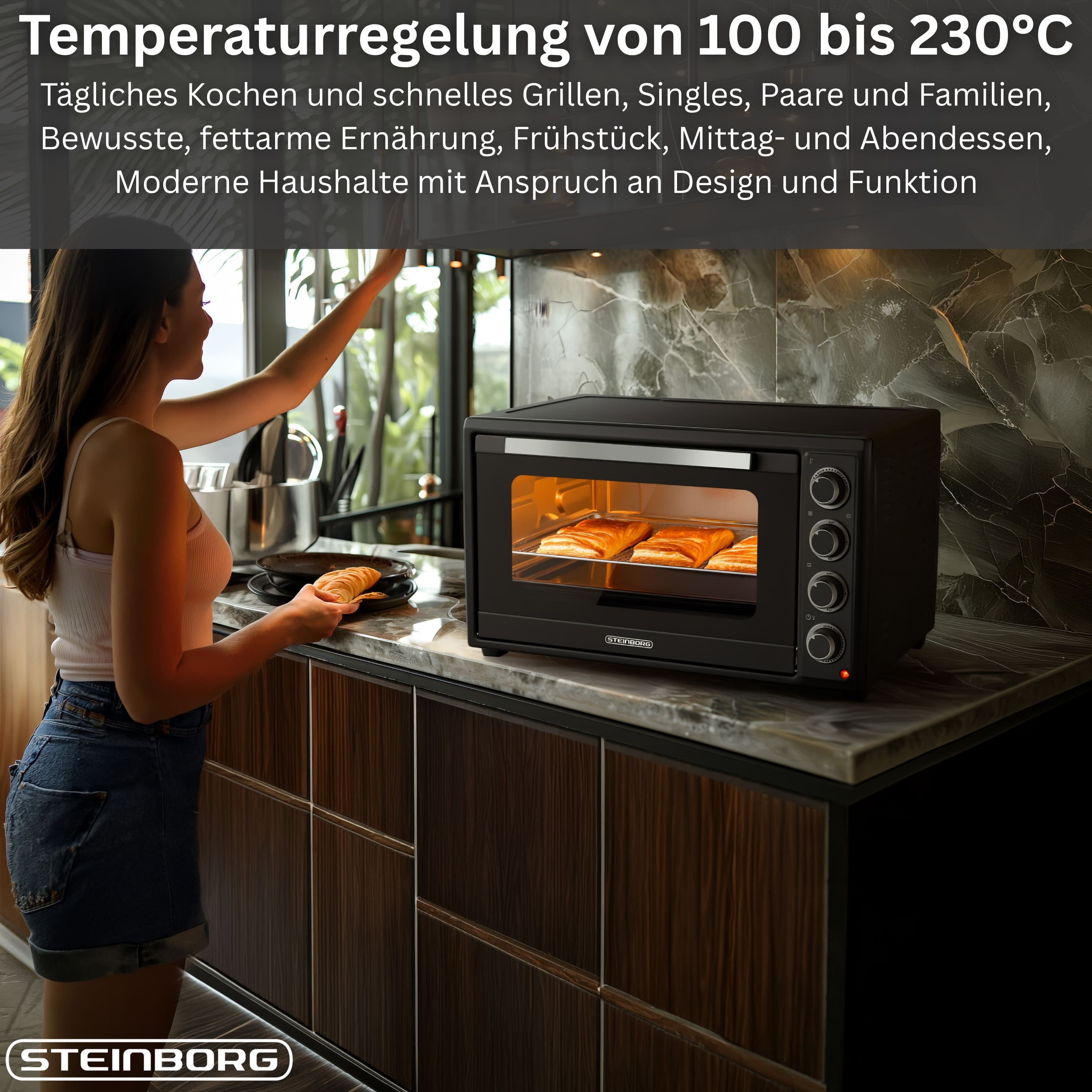 Steinborg SB-3019 Backofen 60L