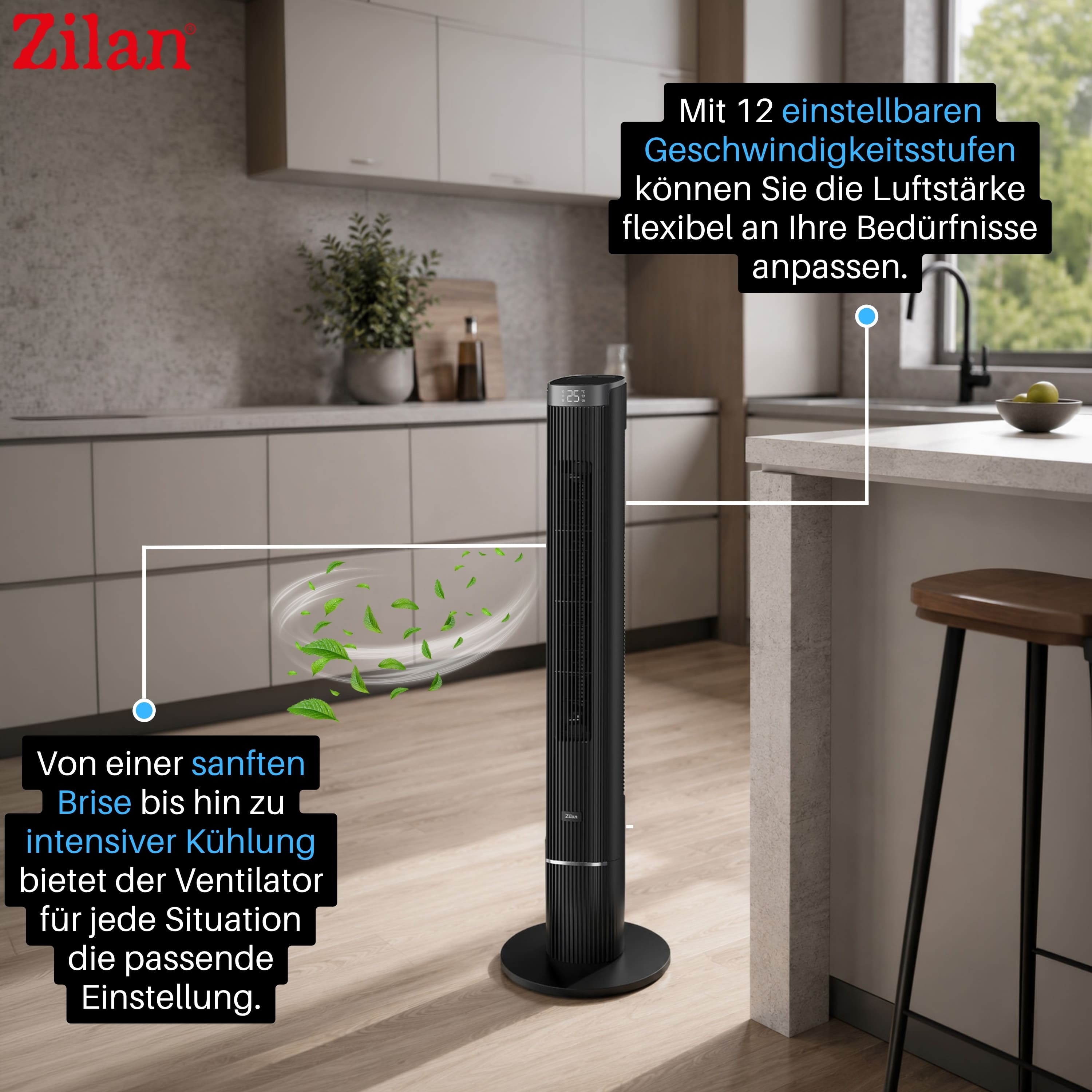 Zilan ZLN-4725 Turmventilator