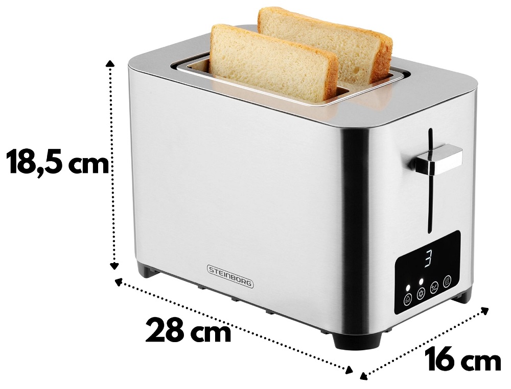 Steinborg SB-2090 Toaster 2 Silce