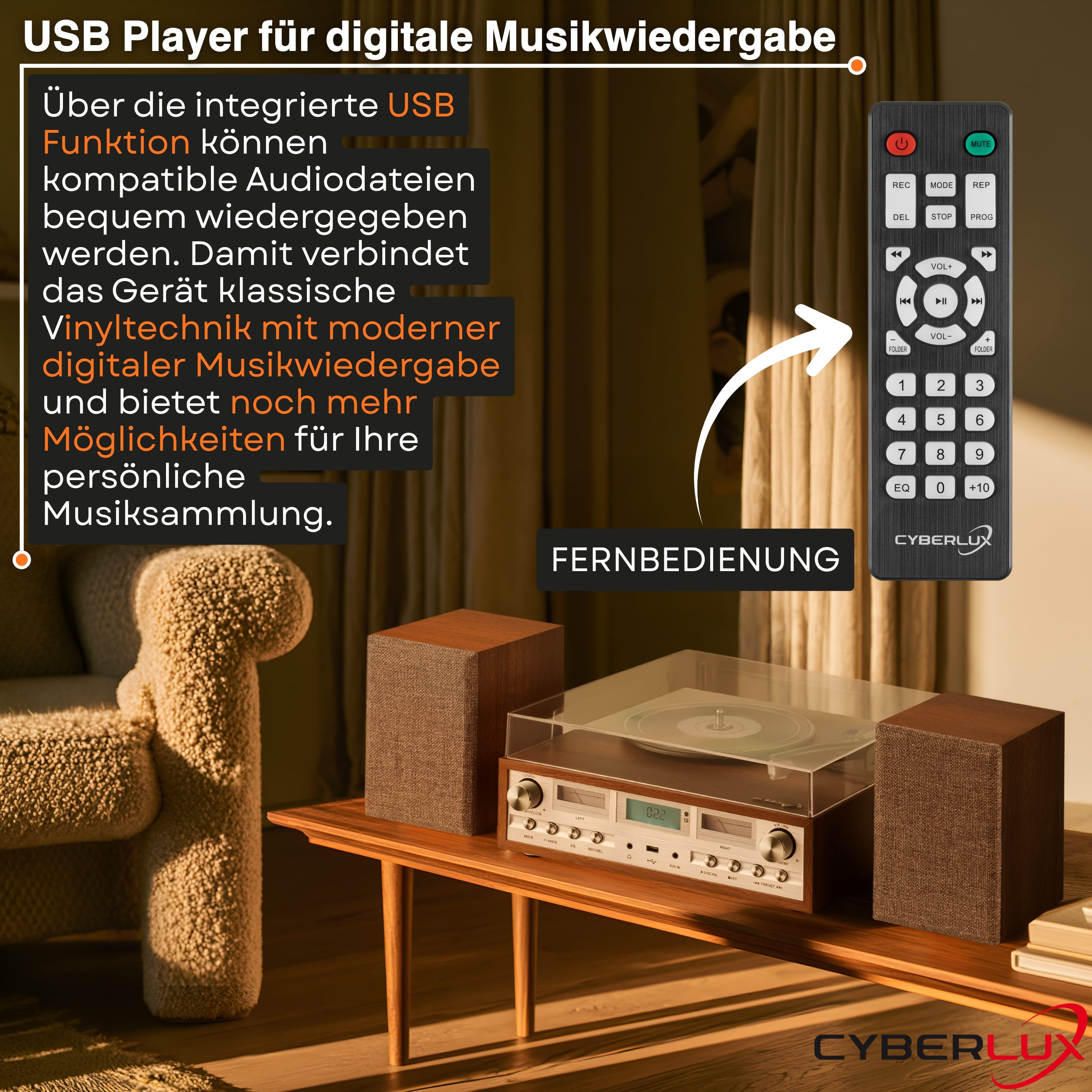 Cyberlux CL-3021 Musikanlage