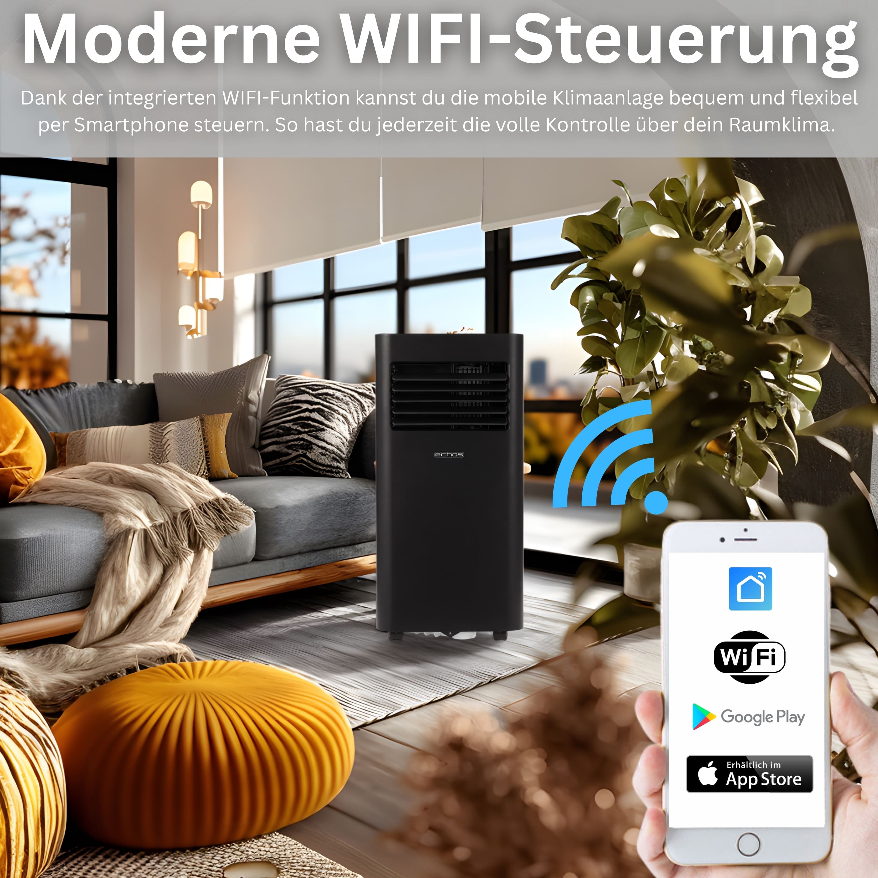Echos Eco-112  Klimaanlage mit WiFi