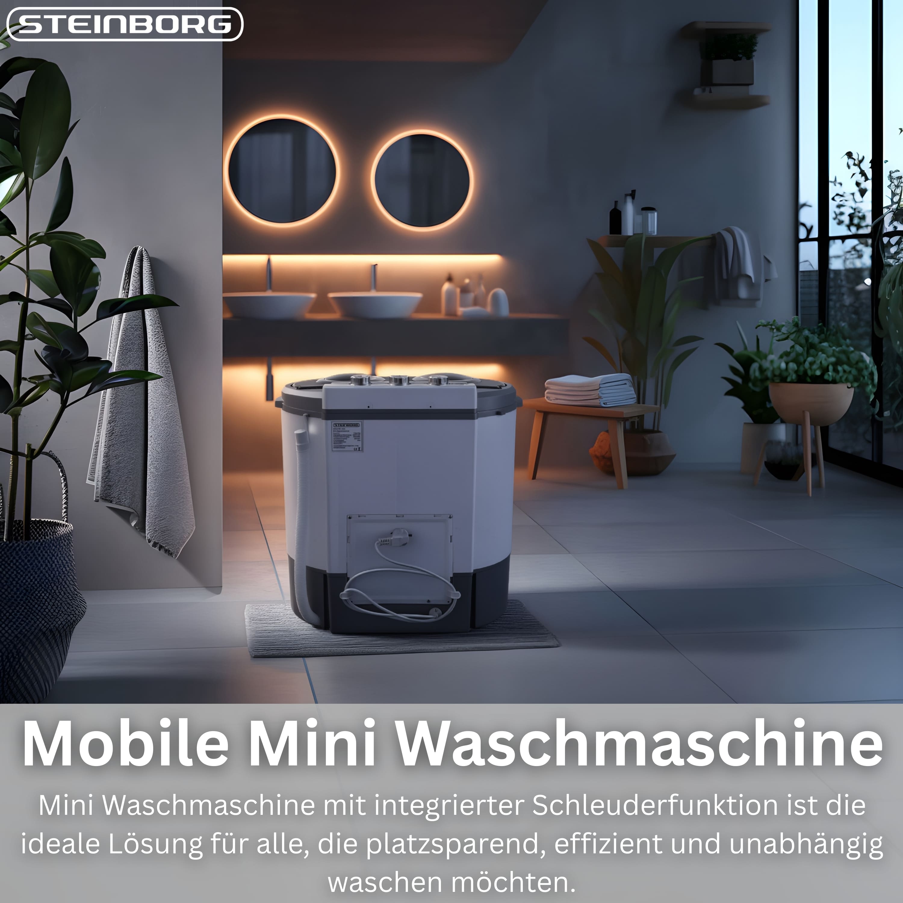 Steinborg SB-4005 Mini Waschmaschine