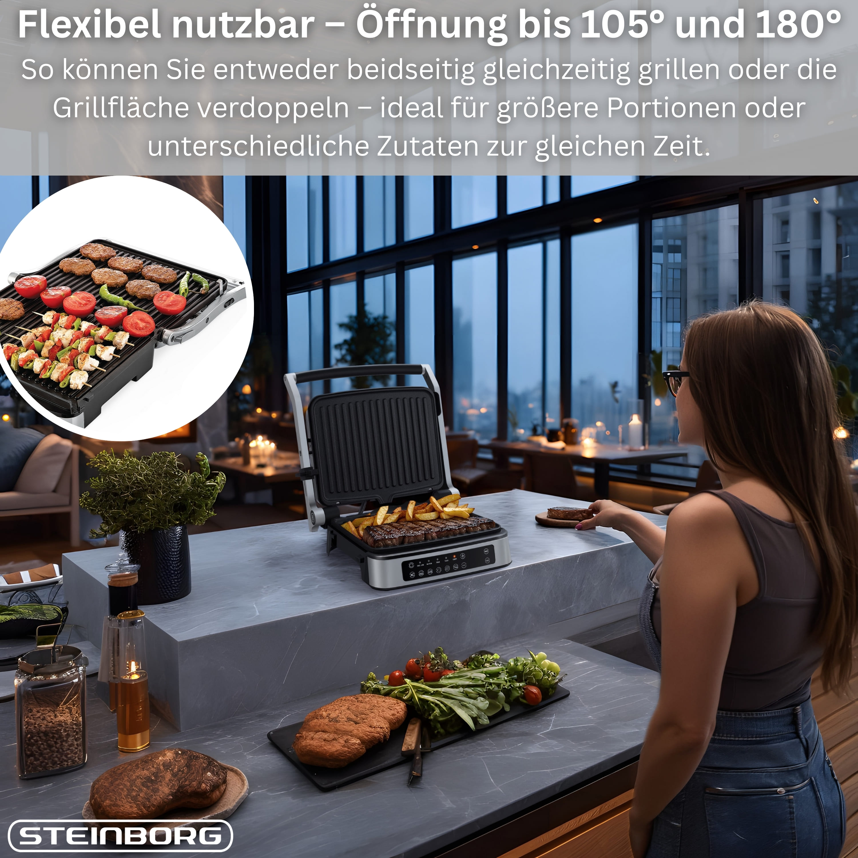 Steinborg SB-2240 Kontaktgrill