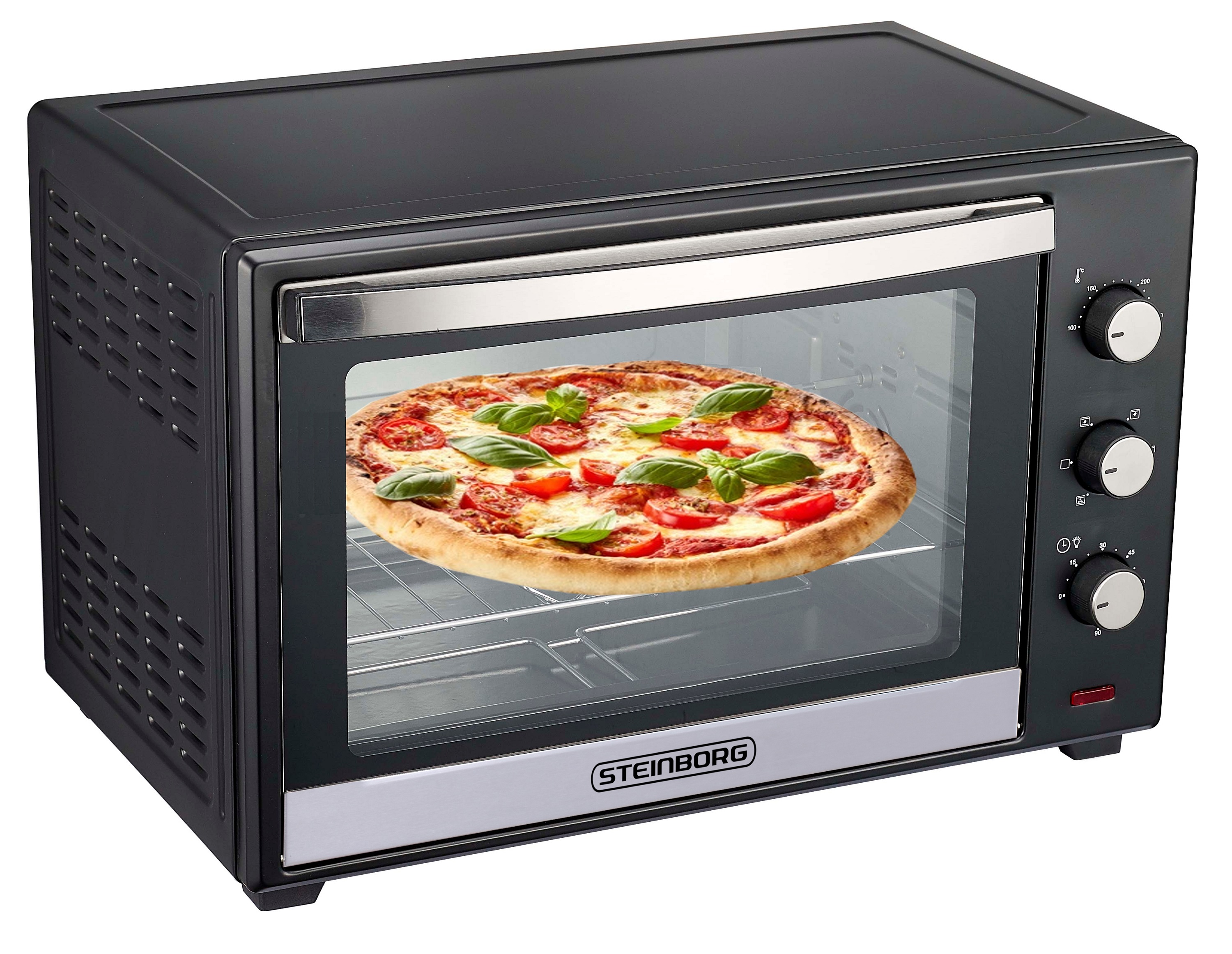 Steinborg SB-3006 Backofen 60 Liter Schwarz