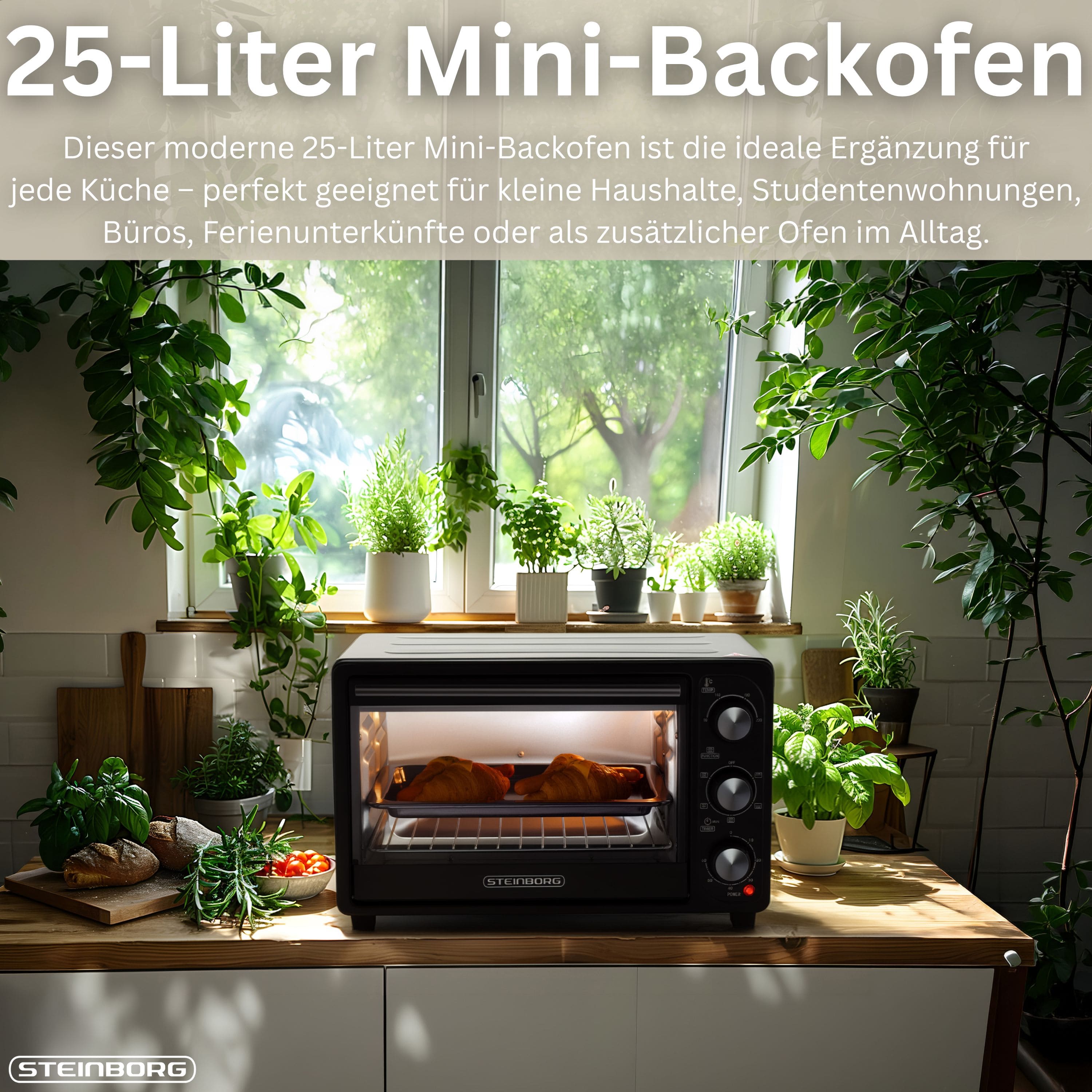 Steinborg SB-3023 Backofen 25L
