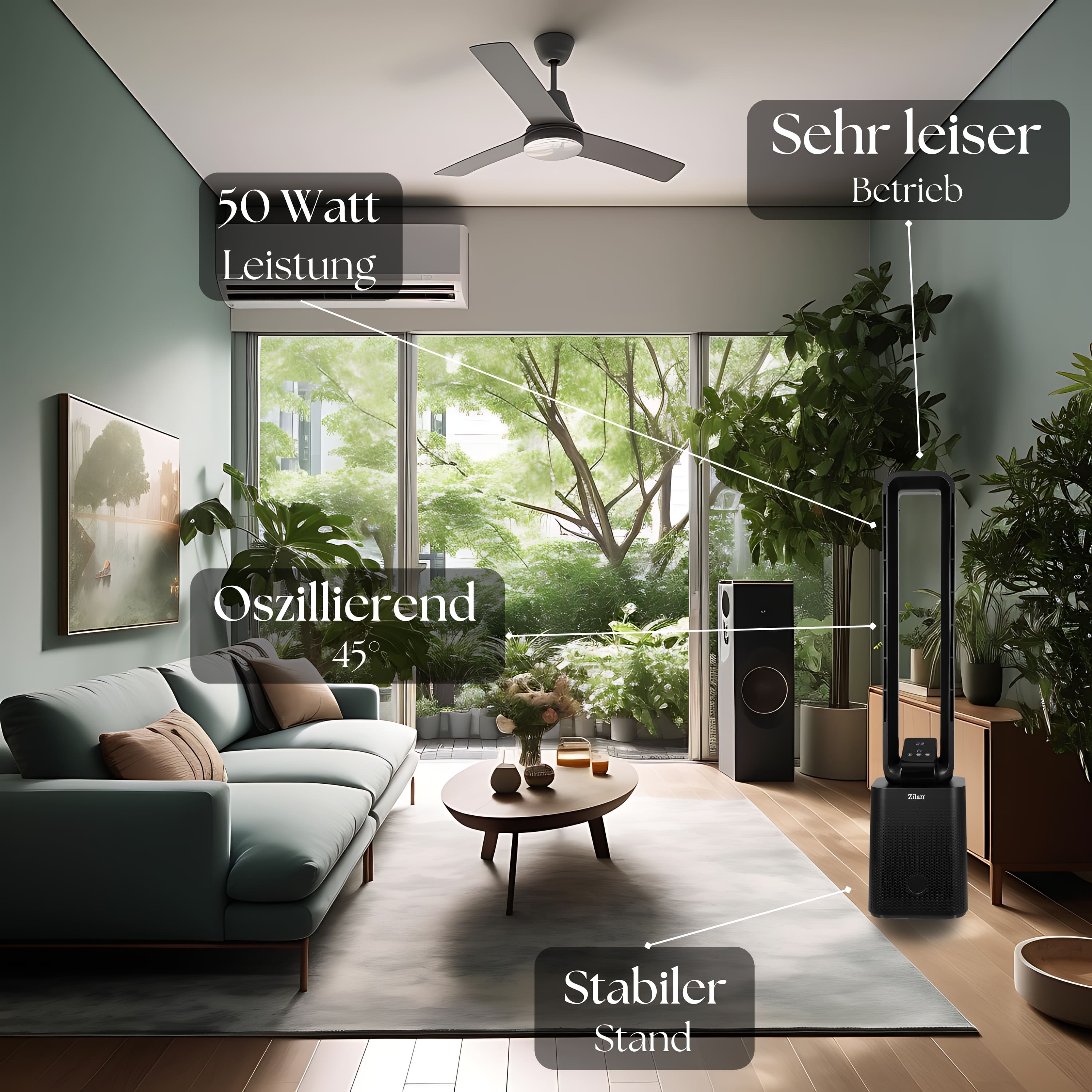 Zilan ZLN-1087 Turmventilator