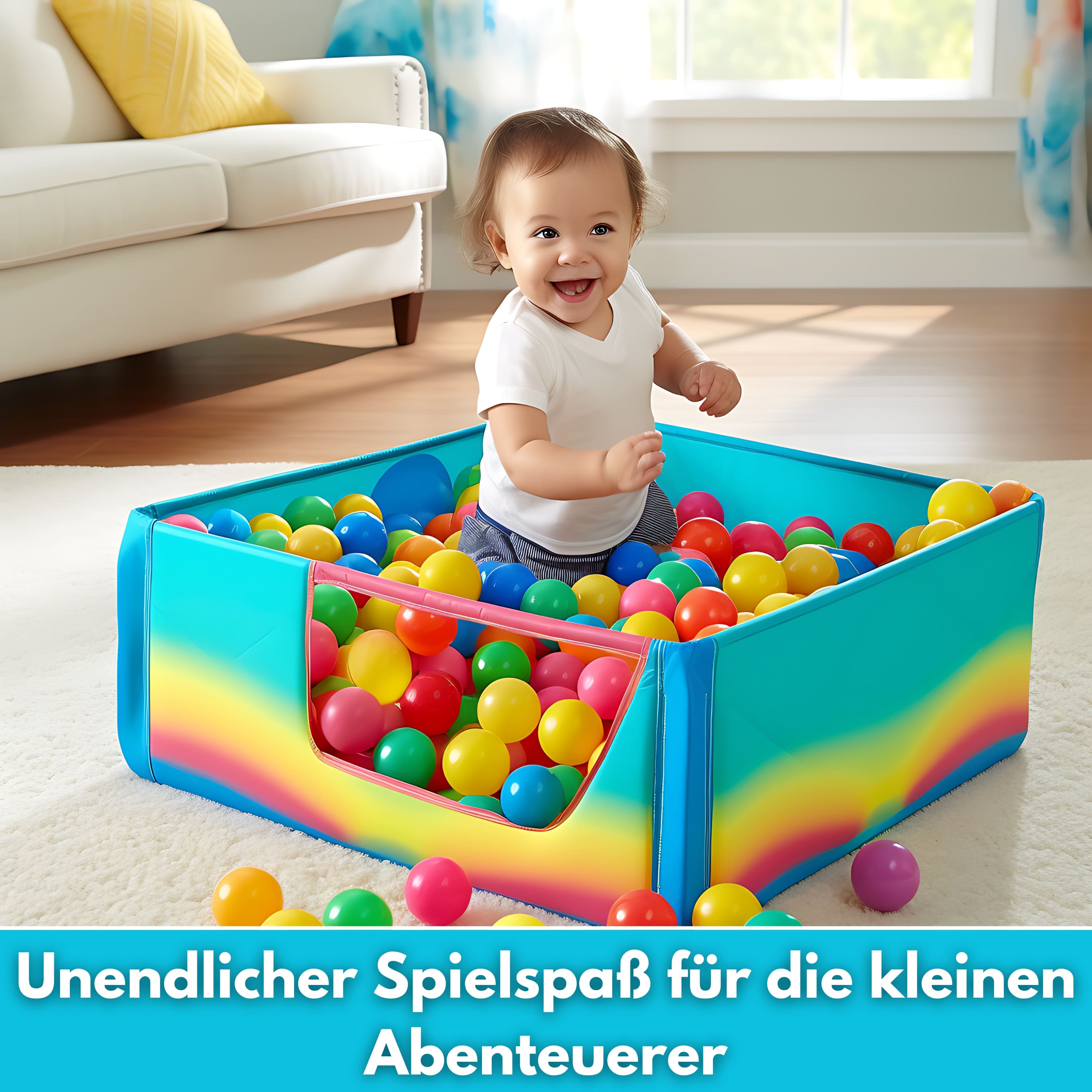 Ecosa EO-1091 Bällebad Bälle 500 Stk