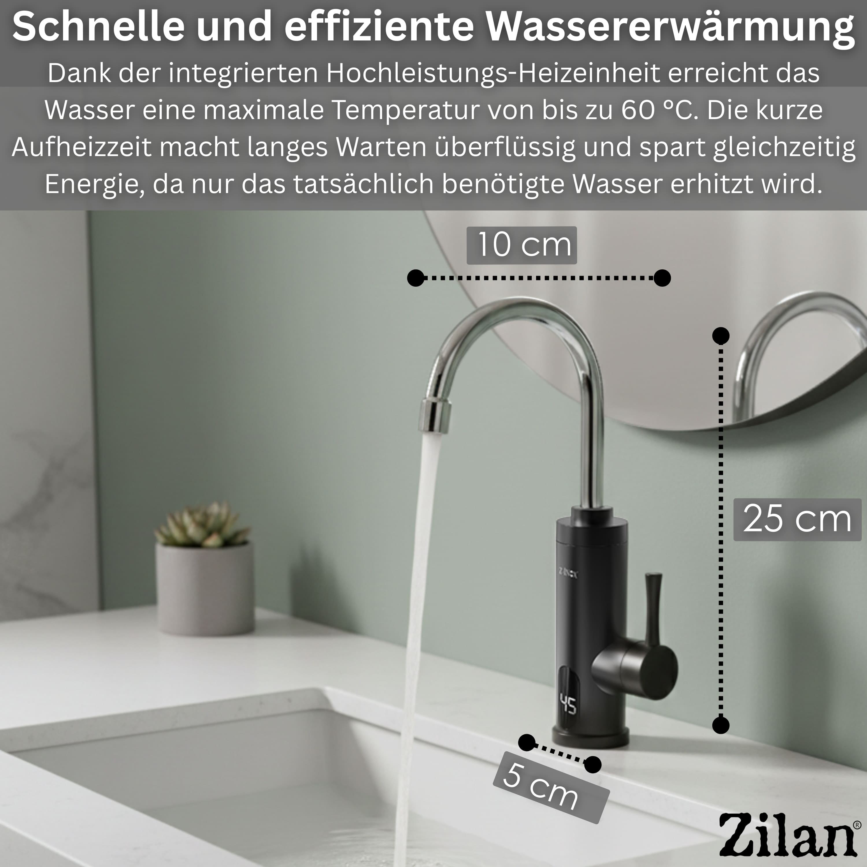 Zilan ZLN-7893 Elektrischer Wasserhahn