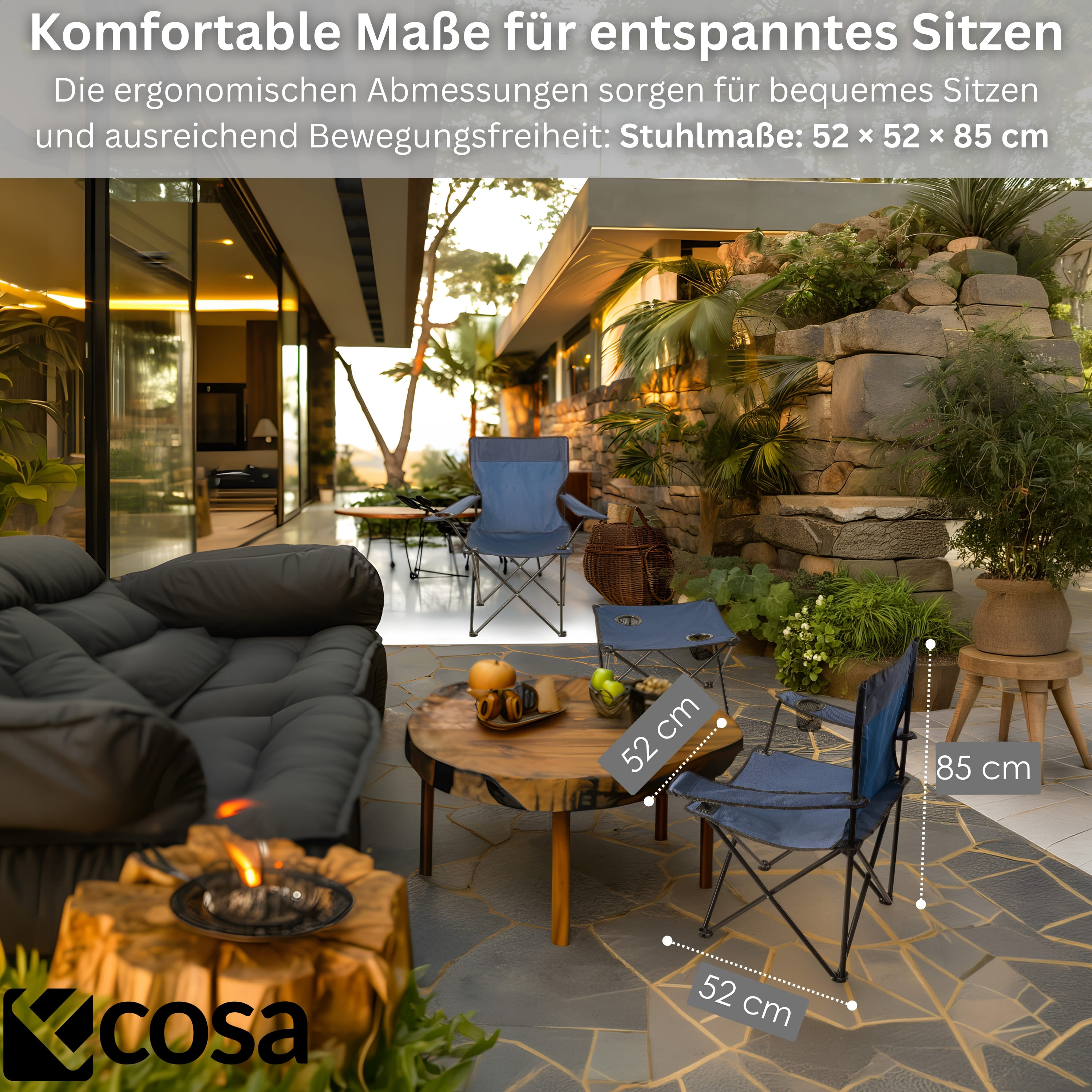 Ecosa EO-5092 Campingstuhl