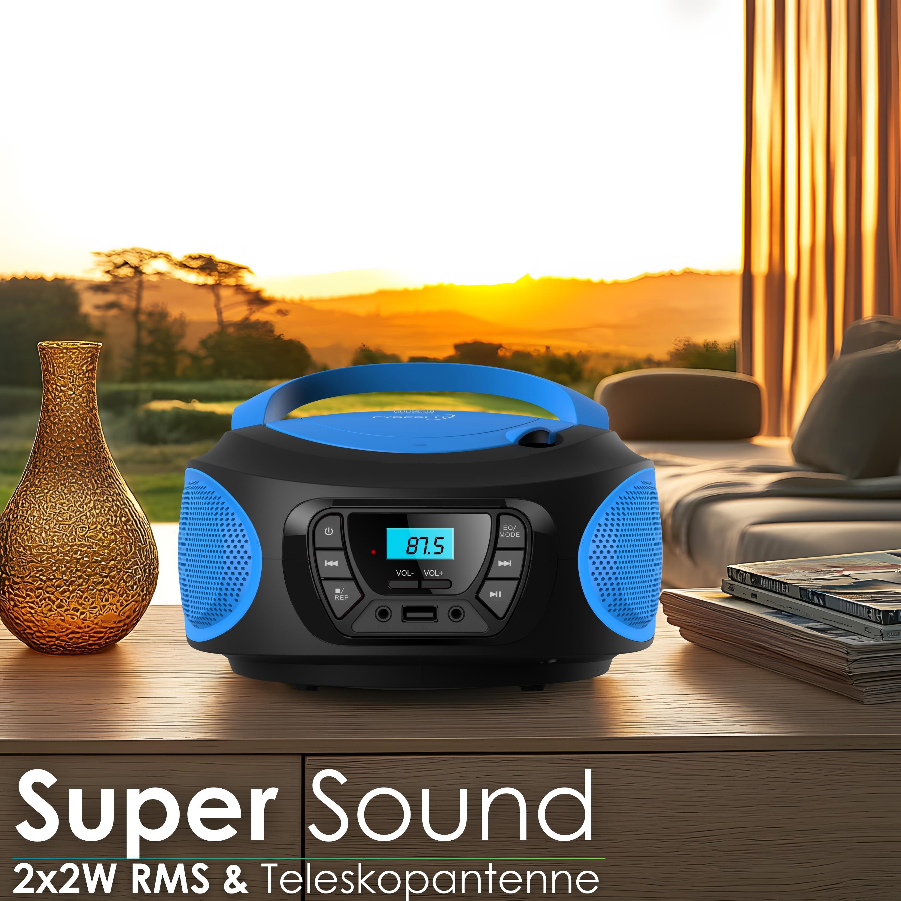 Cyberlux CL-610 CD-Player Blau