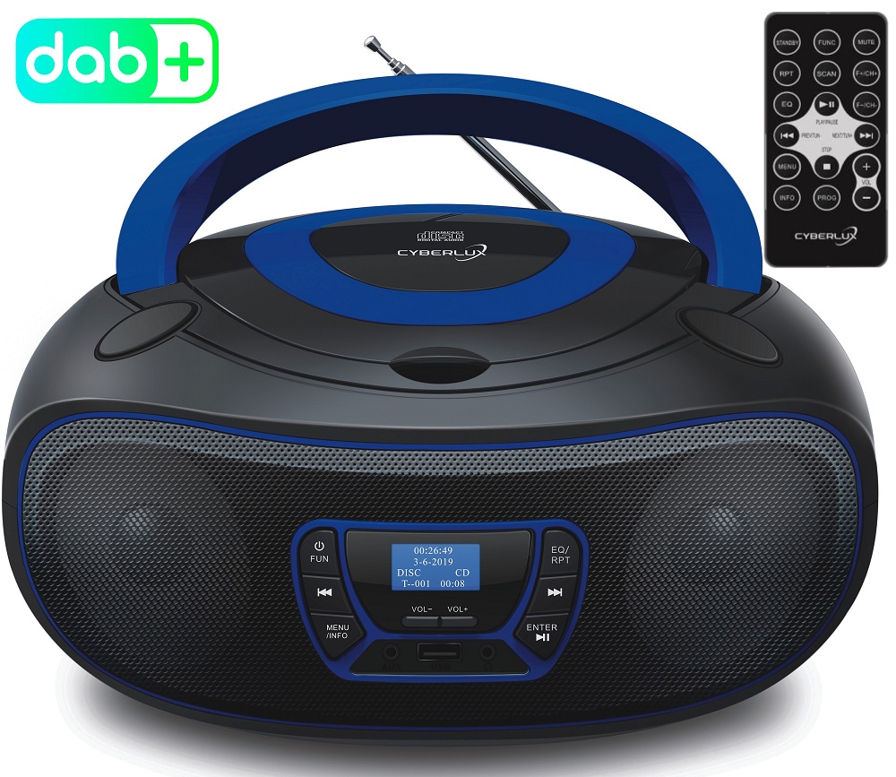 Cyberlux CL-750 CD-Player DAB+ Blau