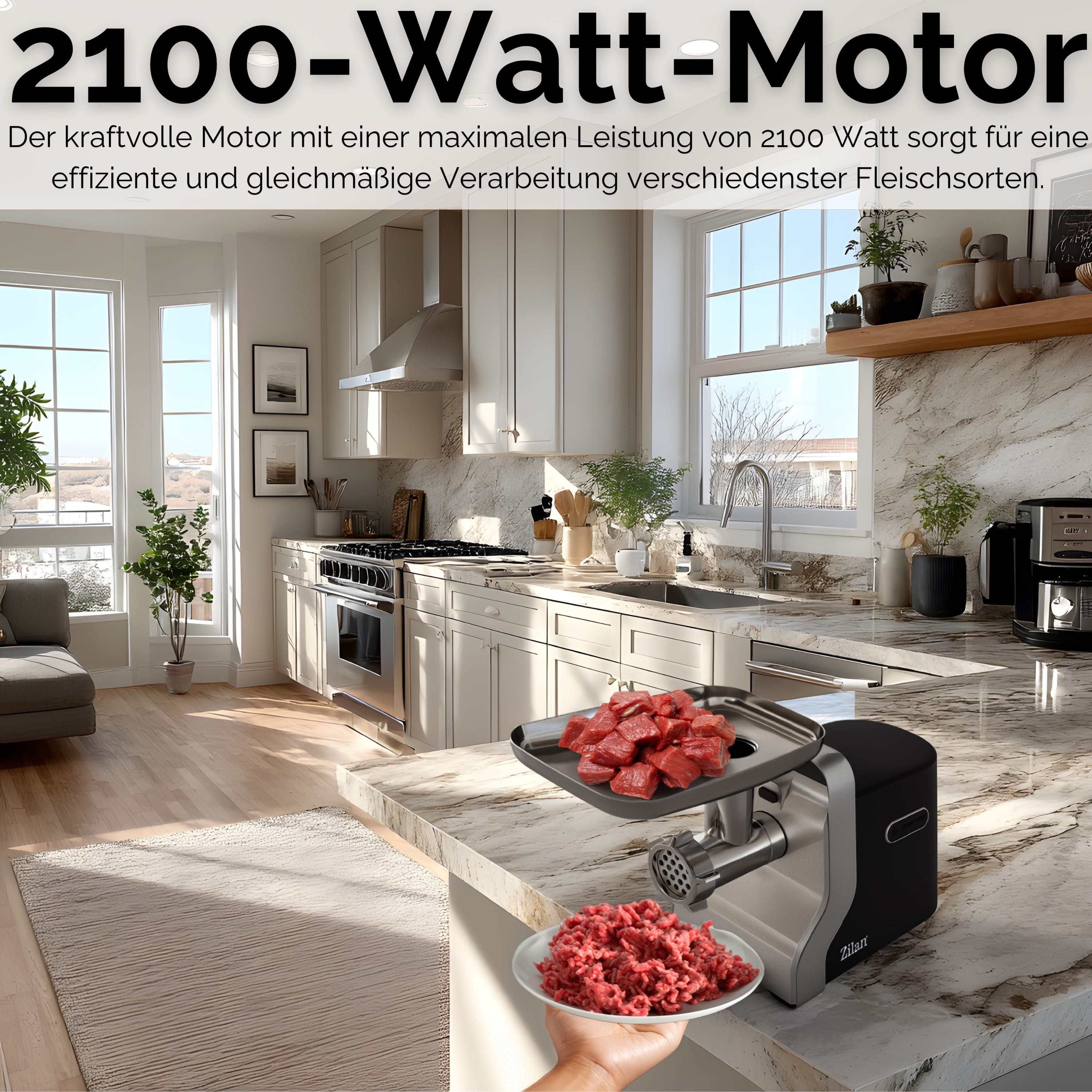 Zilan ZLN-0126 Fleischwolf 9in1