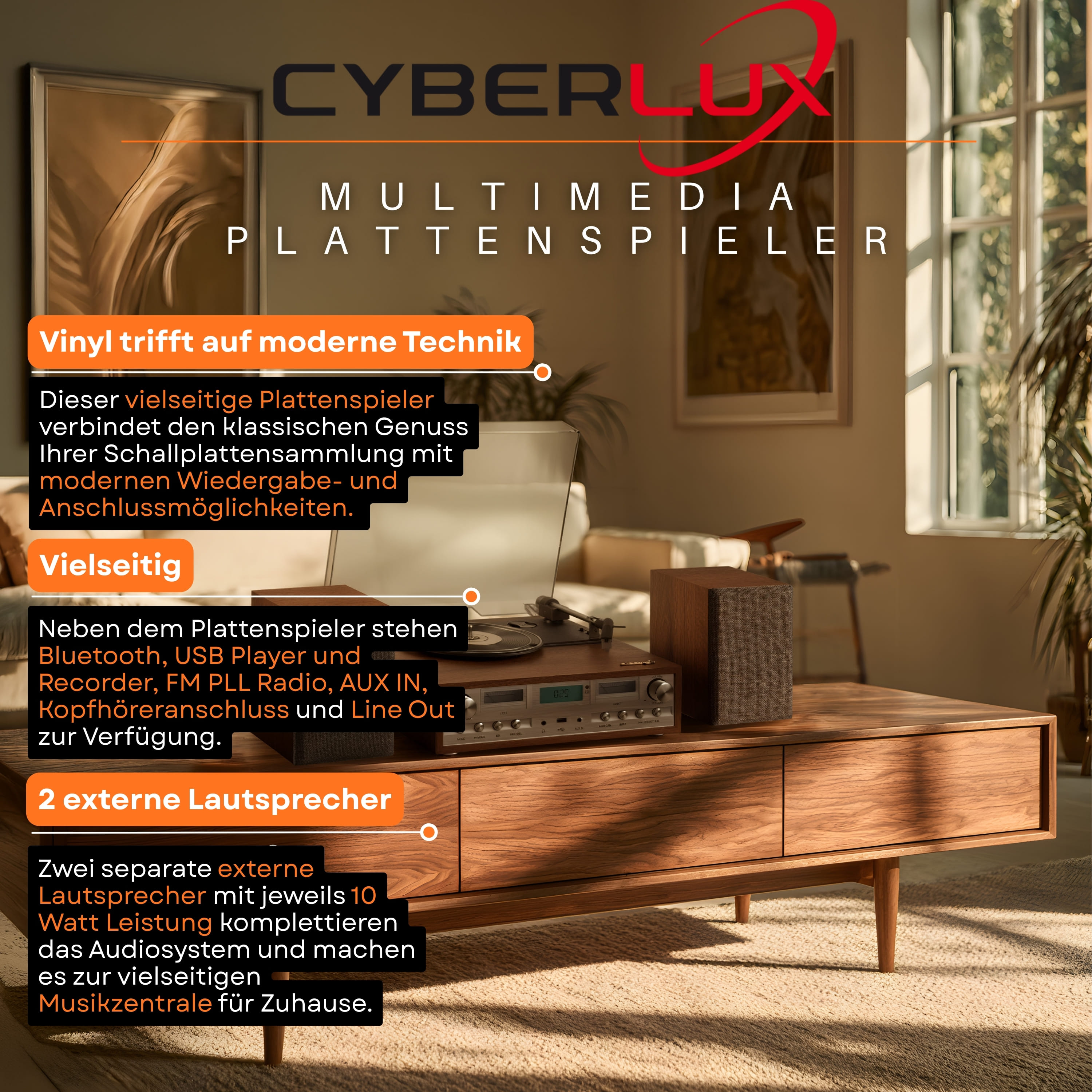 Cyberlux CL-3021 Musikanlage
