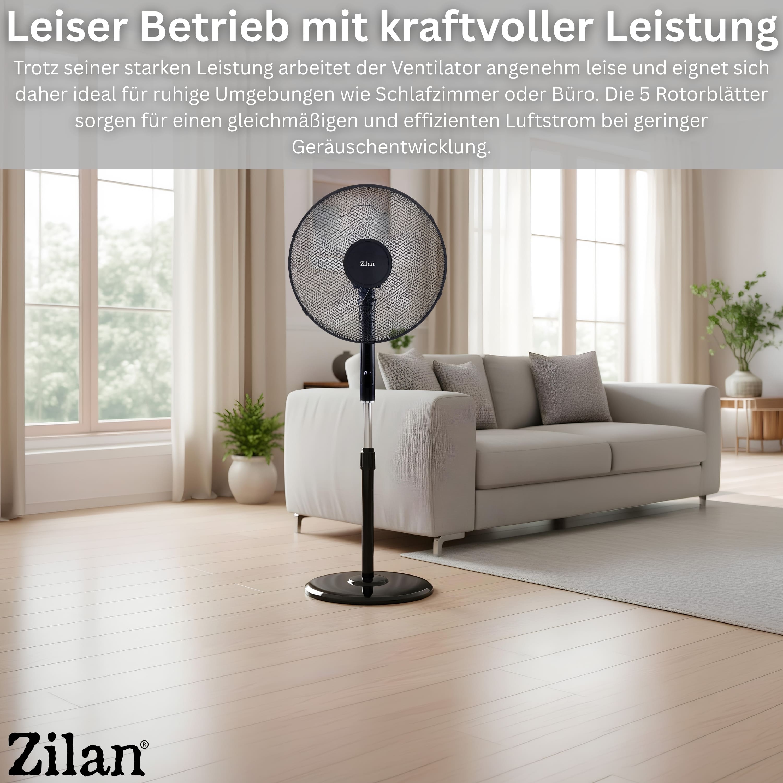 Zilan ZLN-4642 Standventilator Ø43 cm