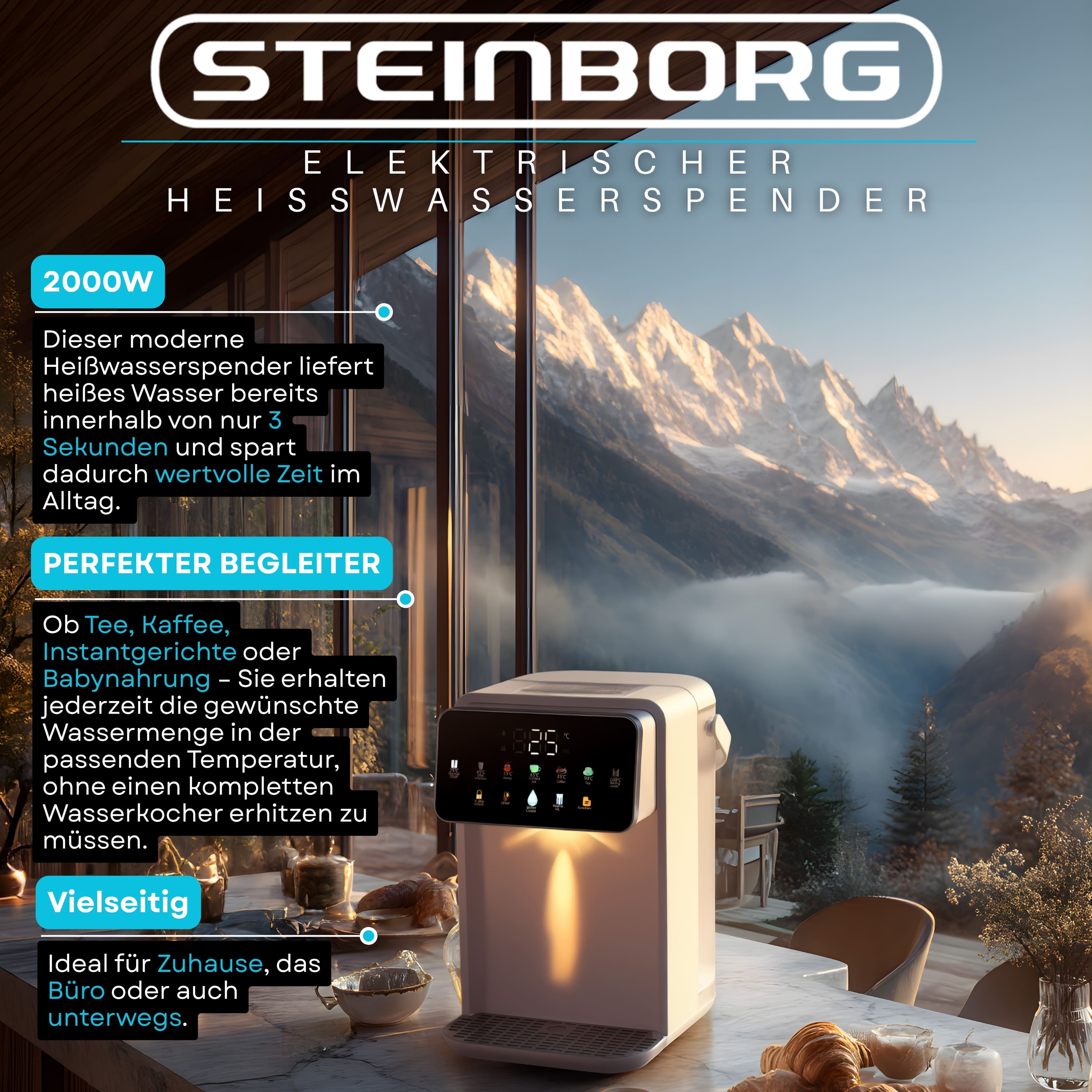 Steinborg SB-6010 Heißwasserspender