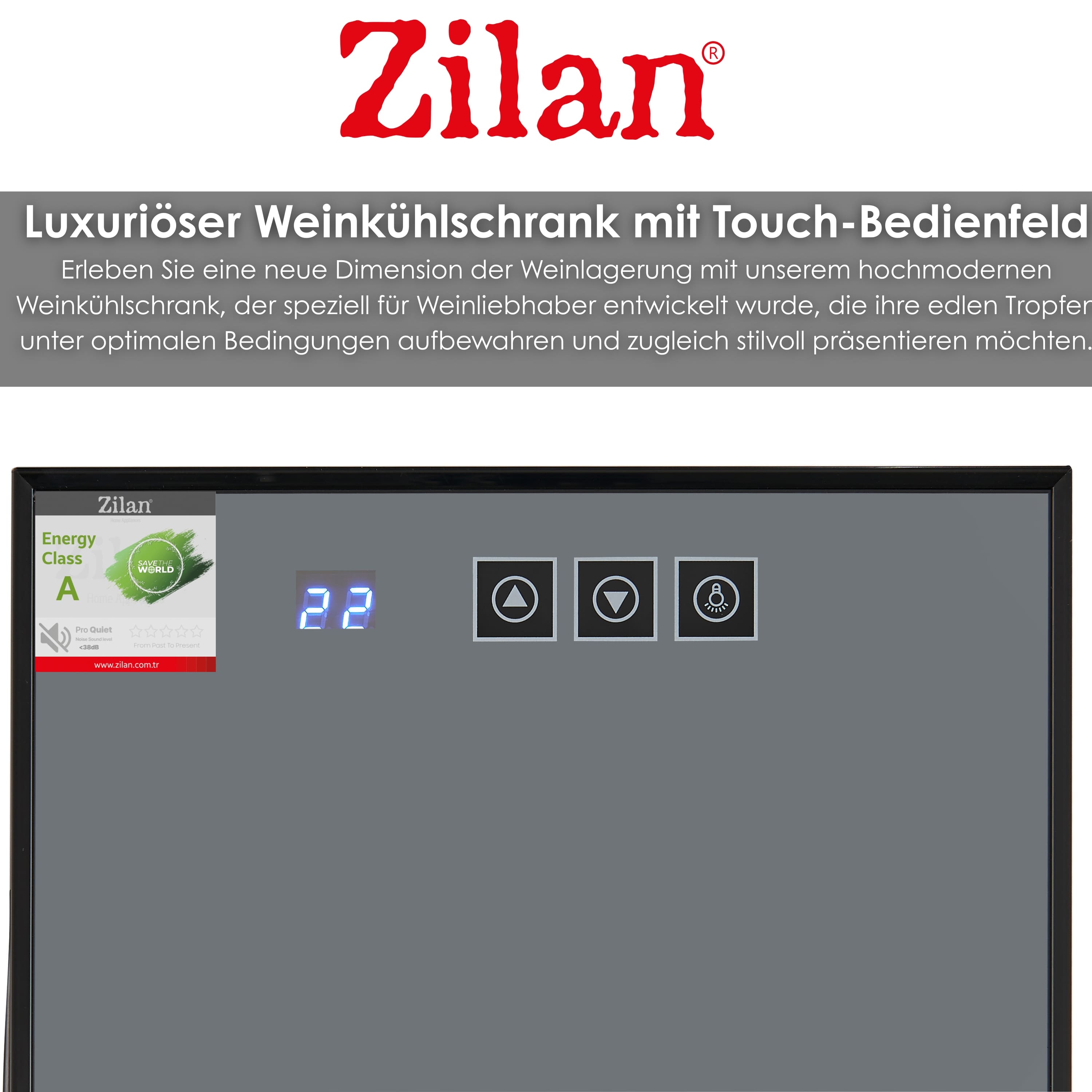 Zilan ZLN-4681 Weinkühler ZLN-3574 Holzkohlegrill