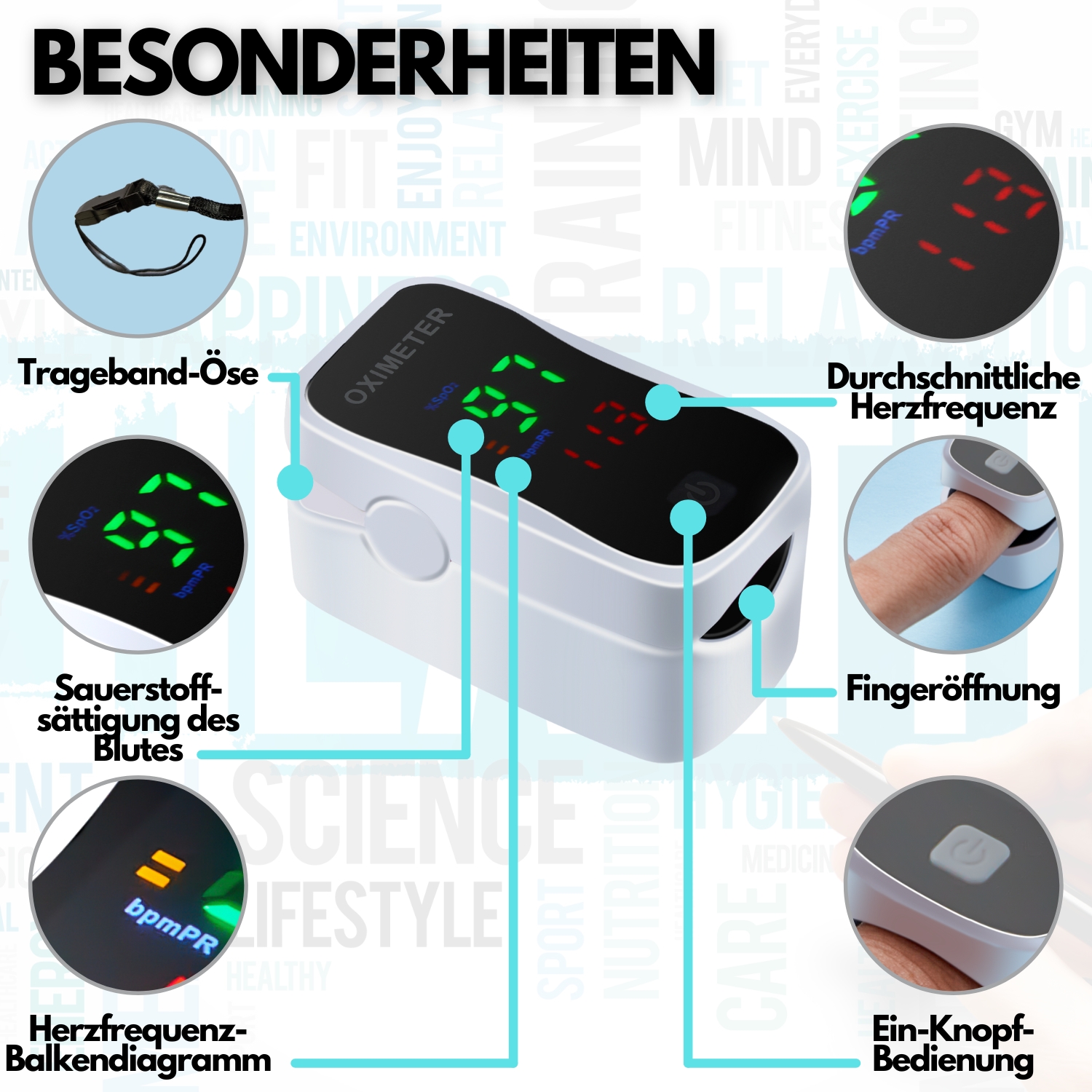 Ecosa EO-2600 Pulsoximeter