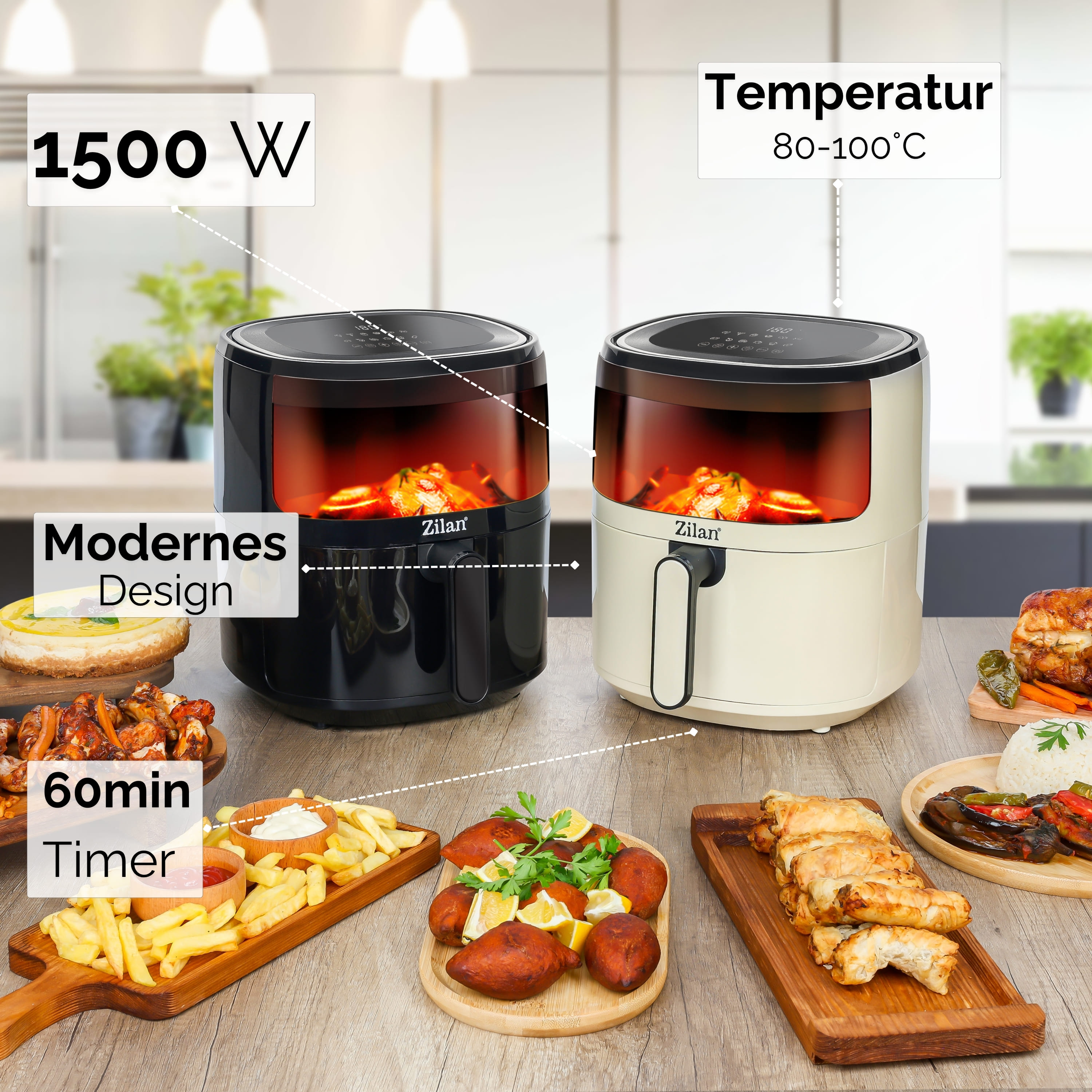 Zilan ZLN-9984 Heißluftfritteuse