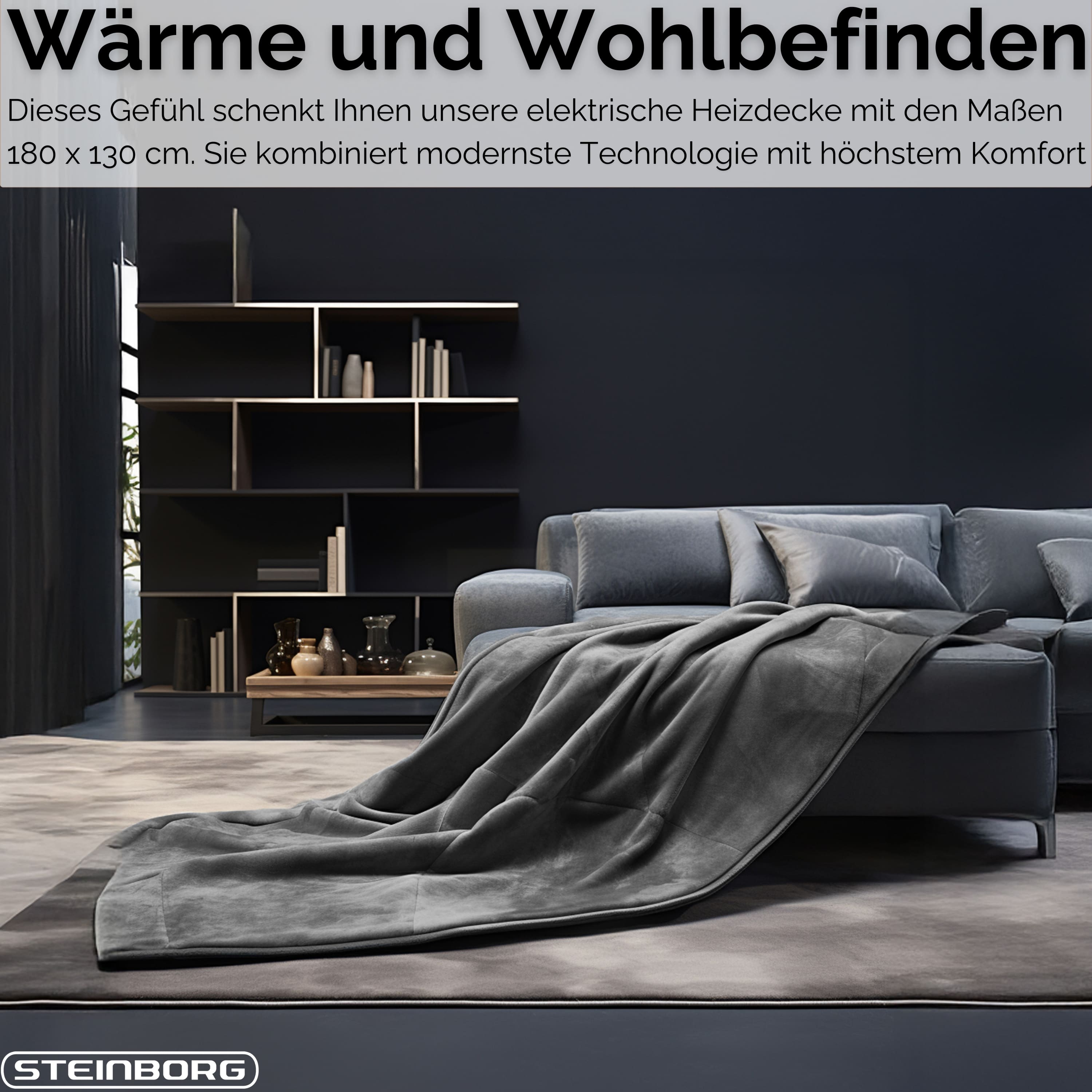 Steinborg SB-9522 Heizdecke 180*130 cm Steinborg SB-9522 Heizdecke 180*130 cm