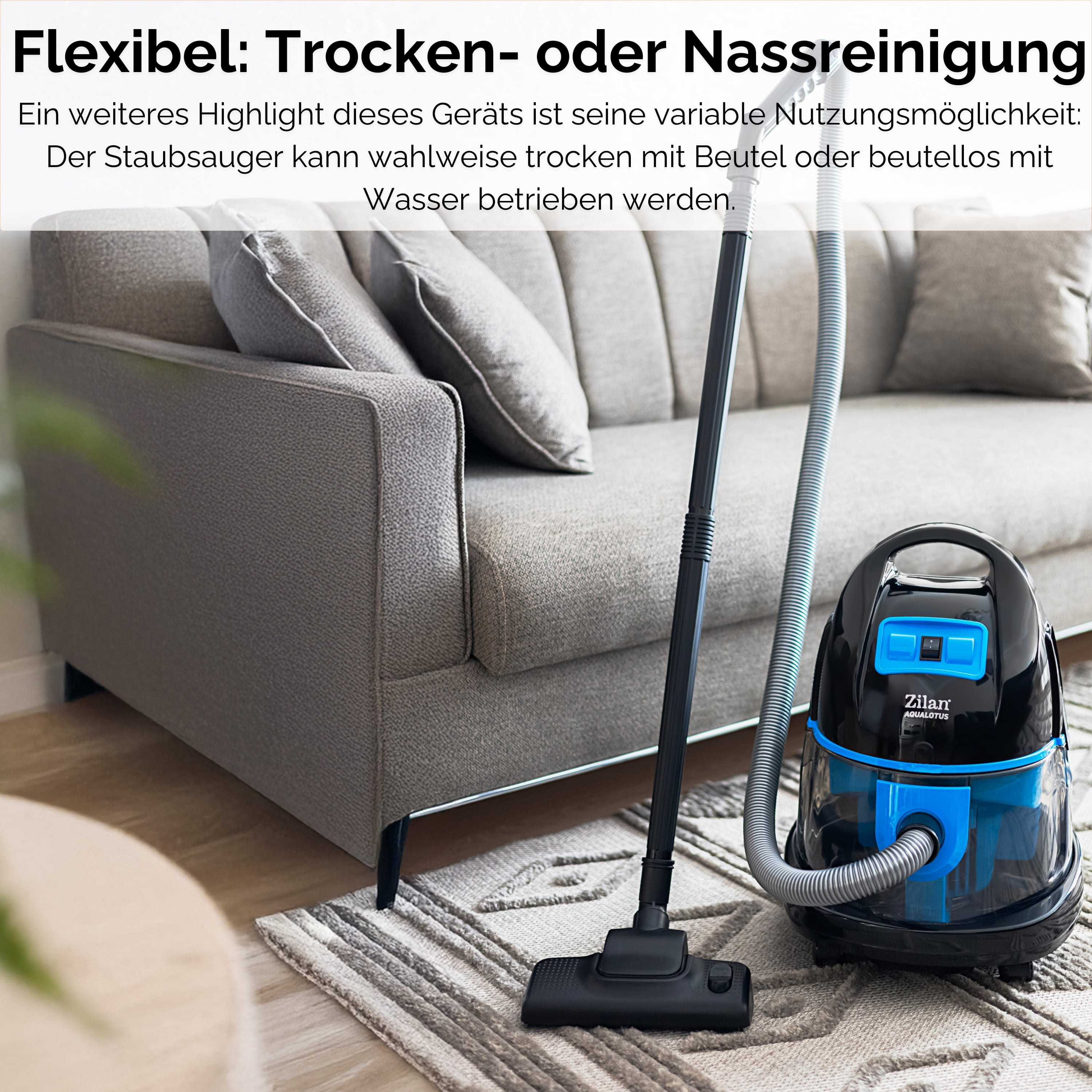 Zilan ZLN-8945 Wassersauger BLAU Zilan ZLN-8945 Wassersauger BLAU